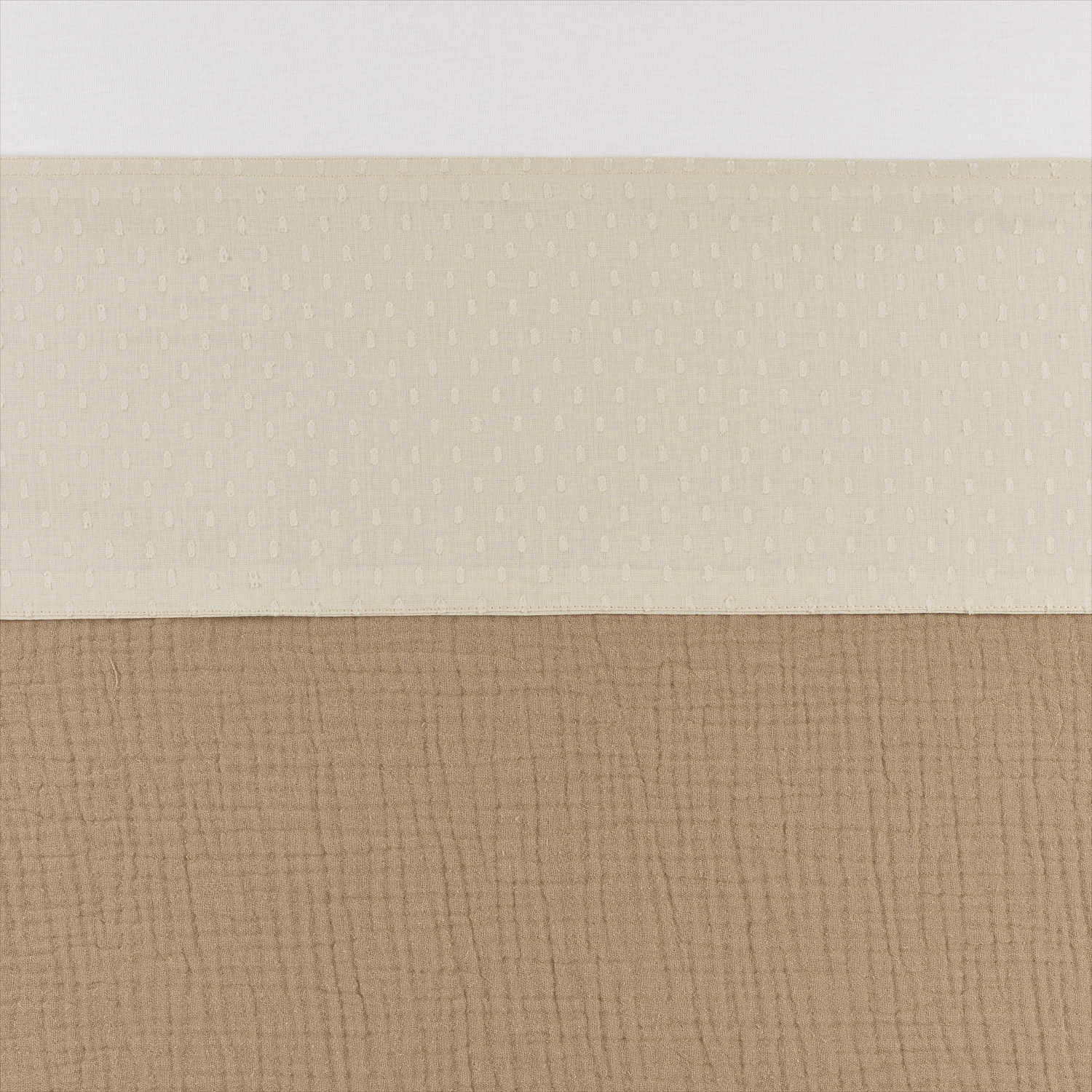 Bettlaken mit Abdeckstreifen