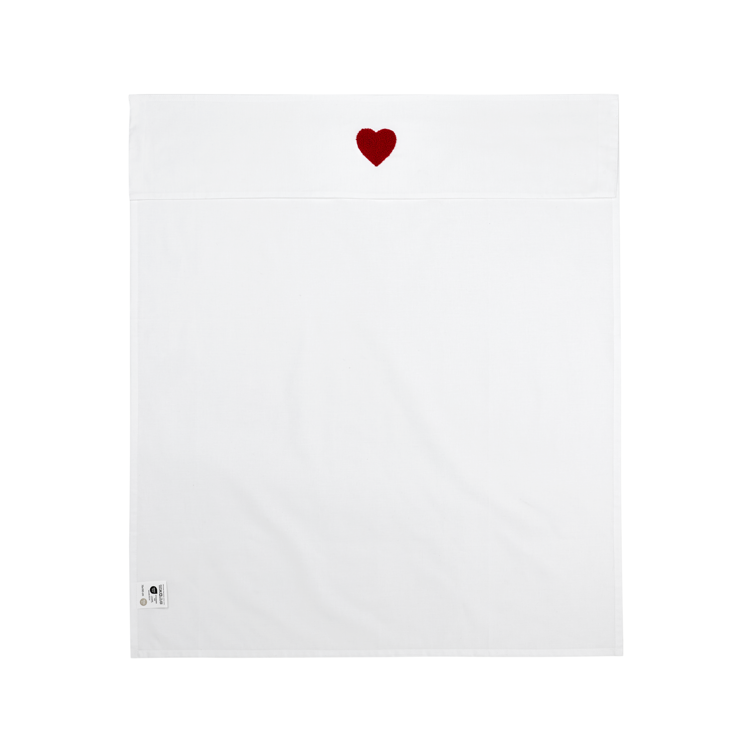 Laken applicatie - Sweet Heart White/Red