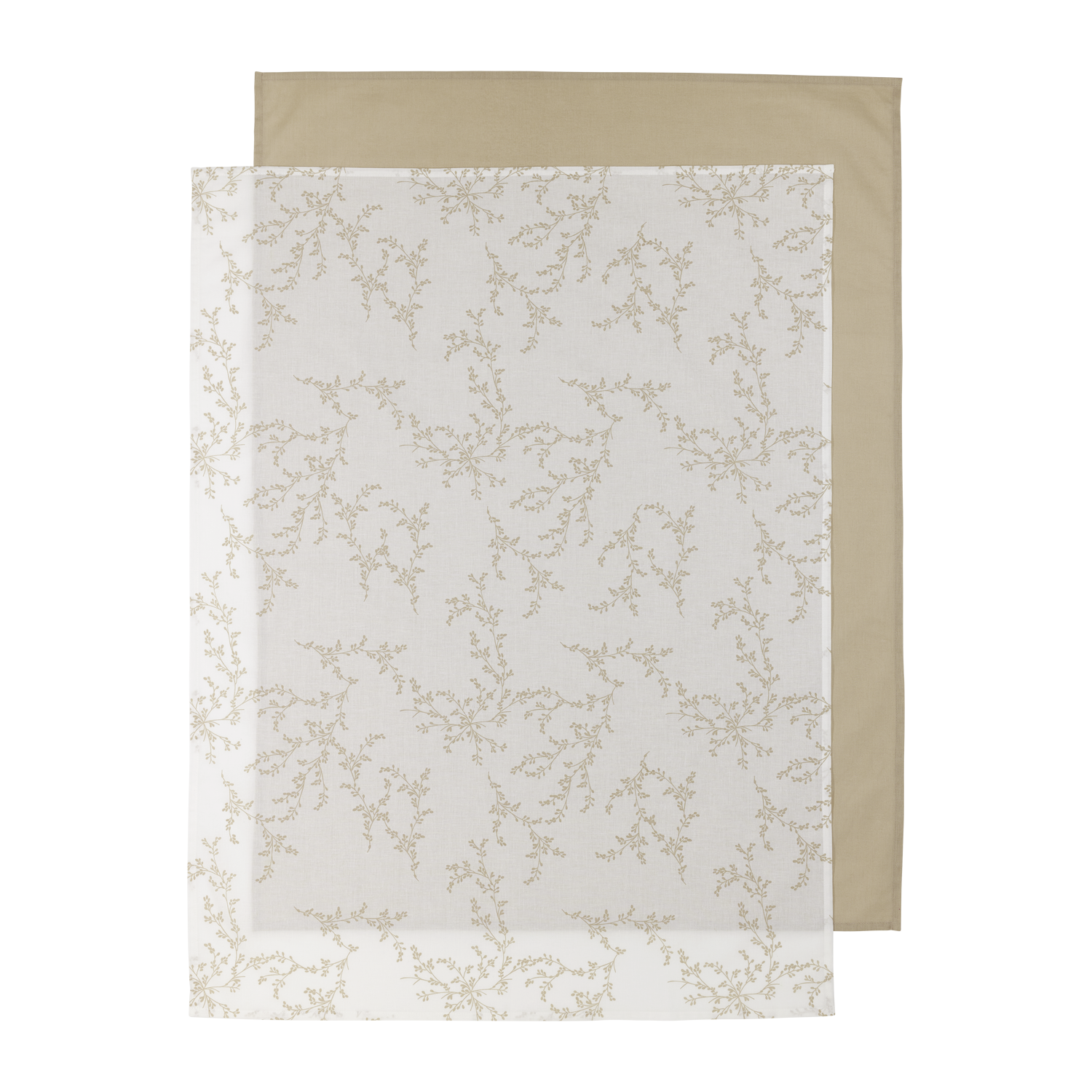 Laken allover print - Branches Sand