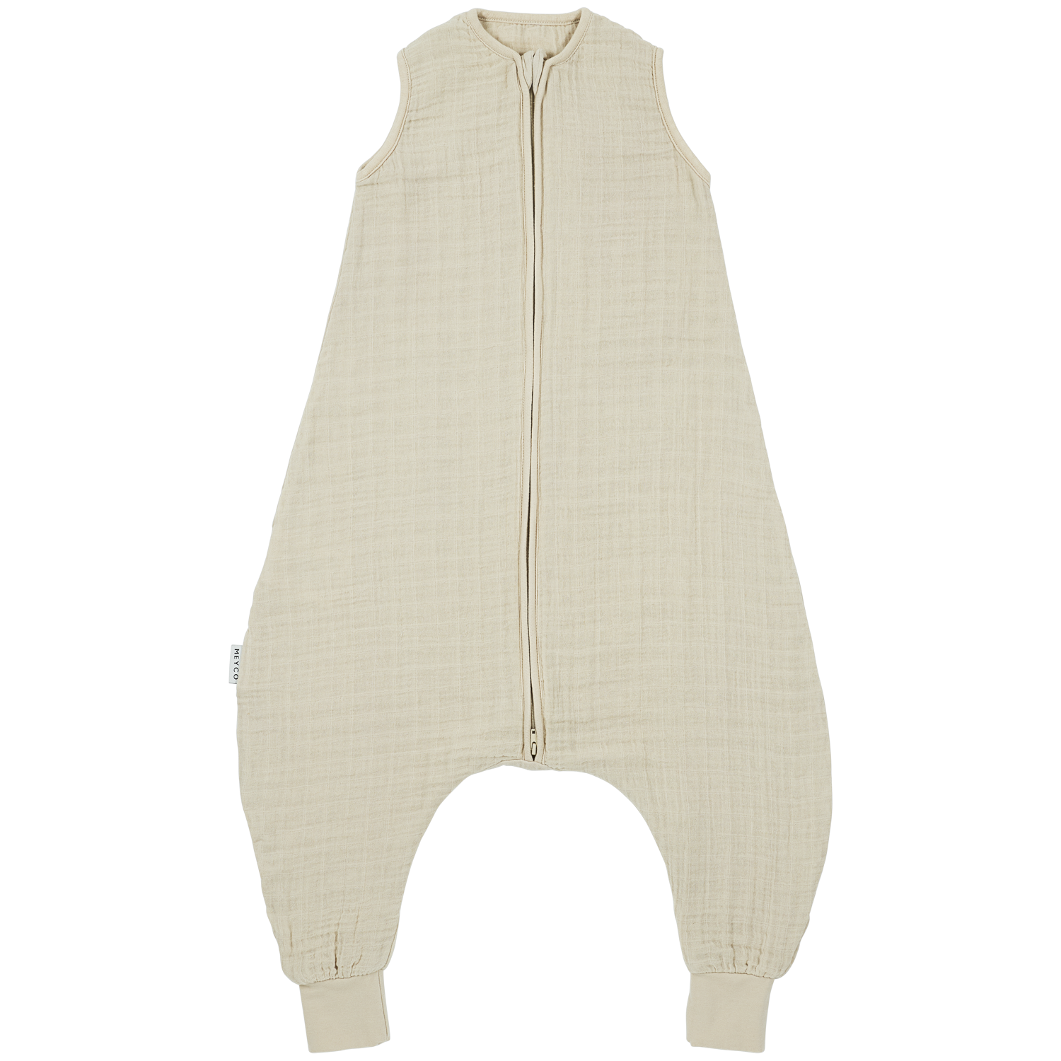 Slaapzak jumper ongevoerd pre-washed hydrofiel - Soft sand