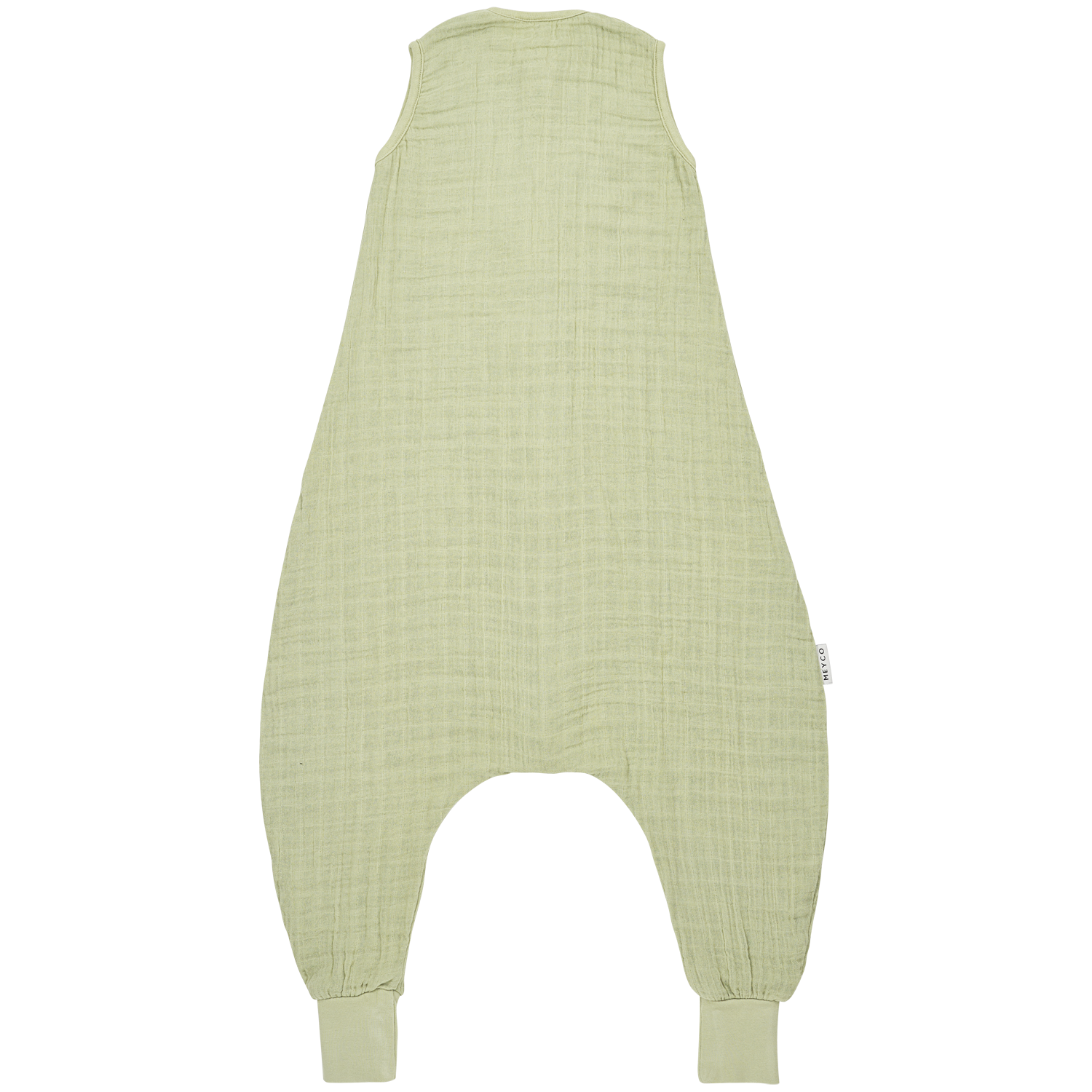 Slaapzak jumper ongevoerd pre-washed hydrofiel - Soft Olive