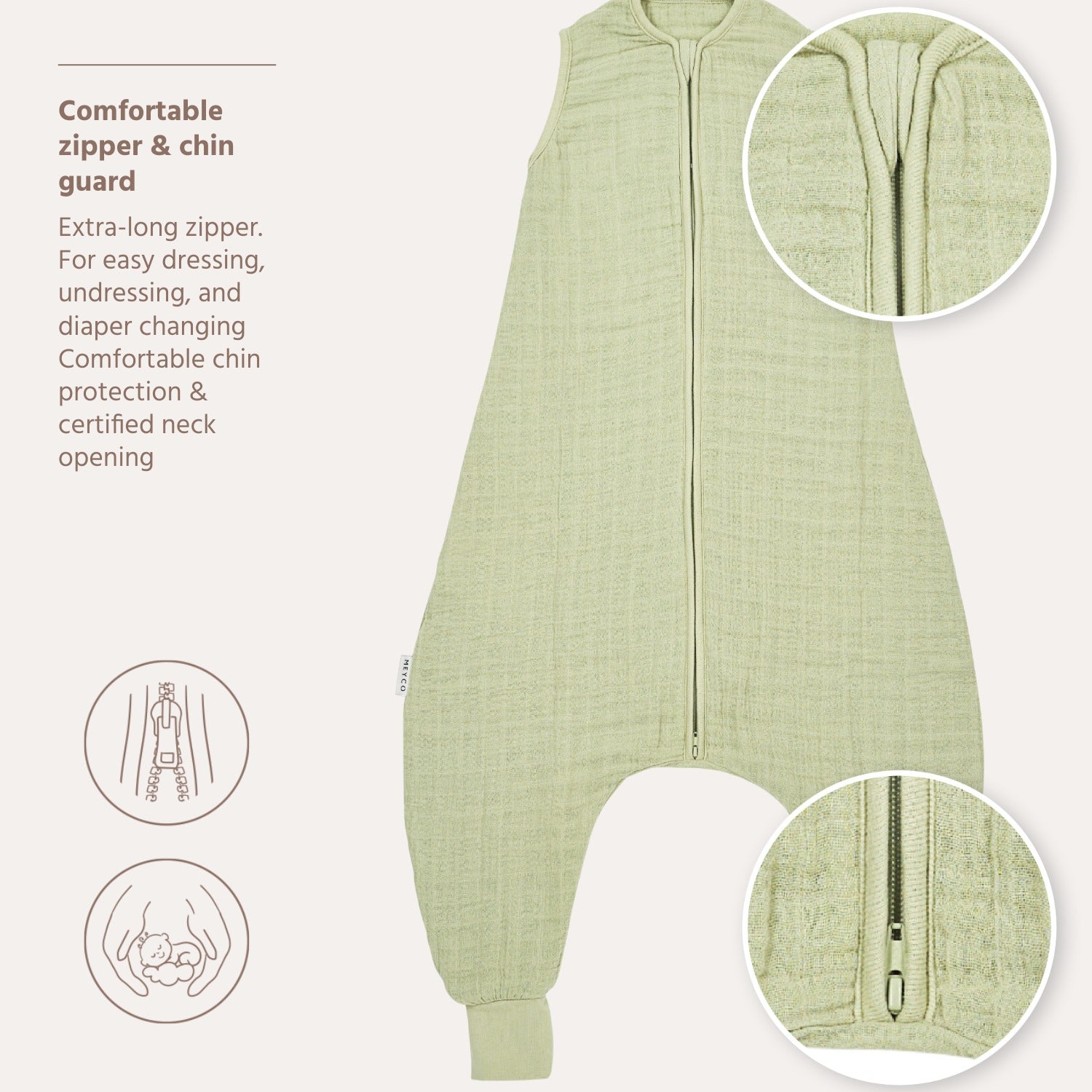 Schlafsack Jumper pre-washed musselin