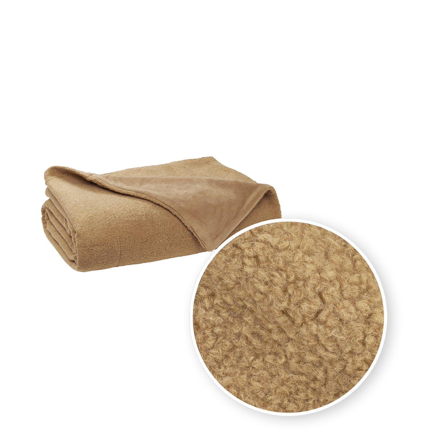 Sprei bouclé - Toffee