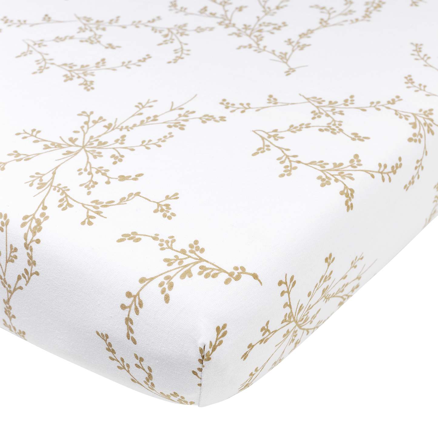Fitted sheet jersey print - Branches Sand