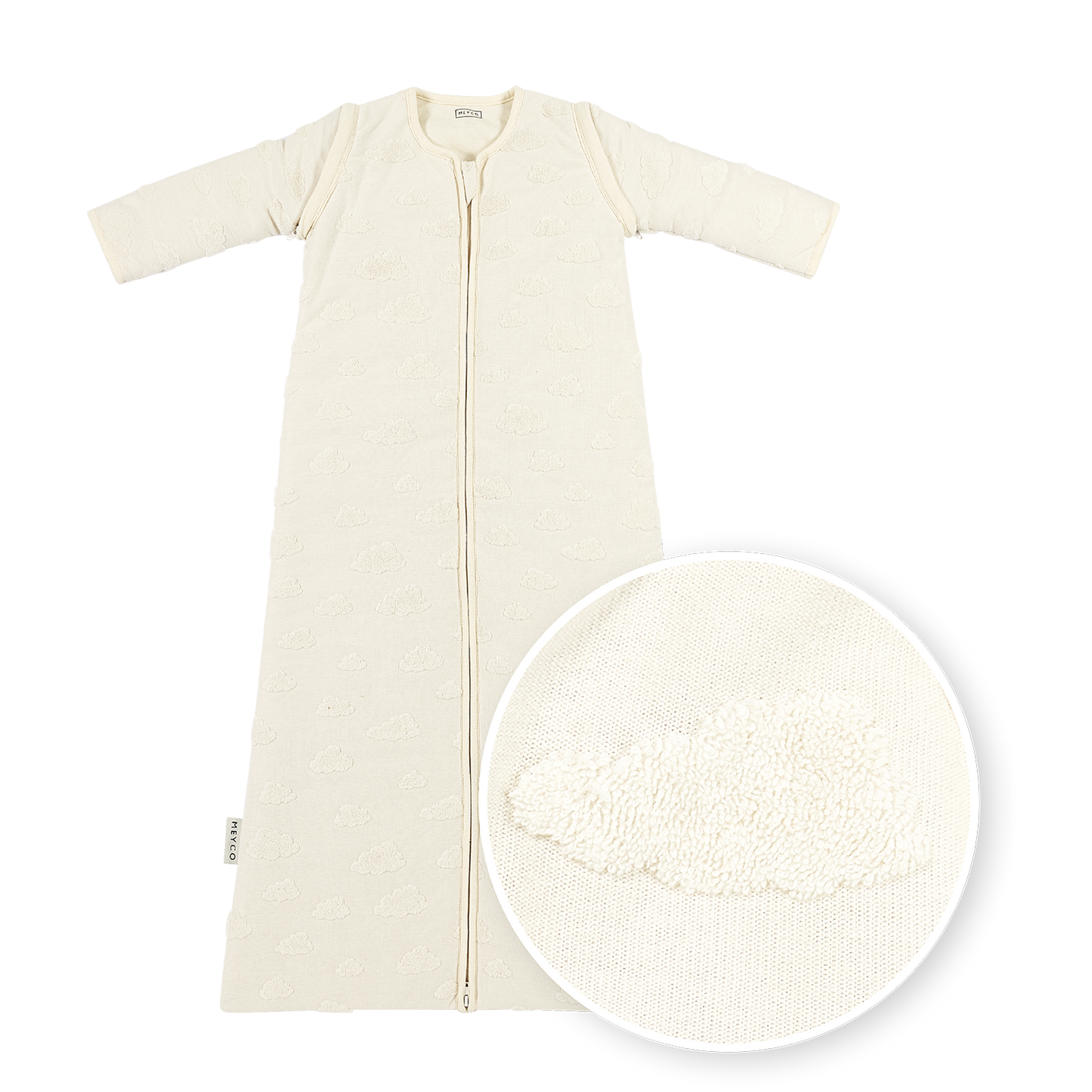 frottee schlafsack Schlafsack mit abnehmbaren Ärmeln jacquard frottee