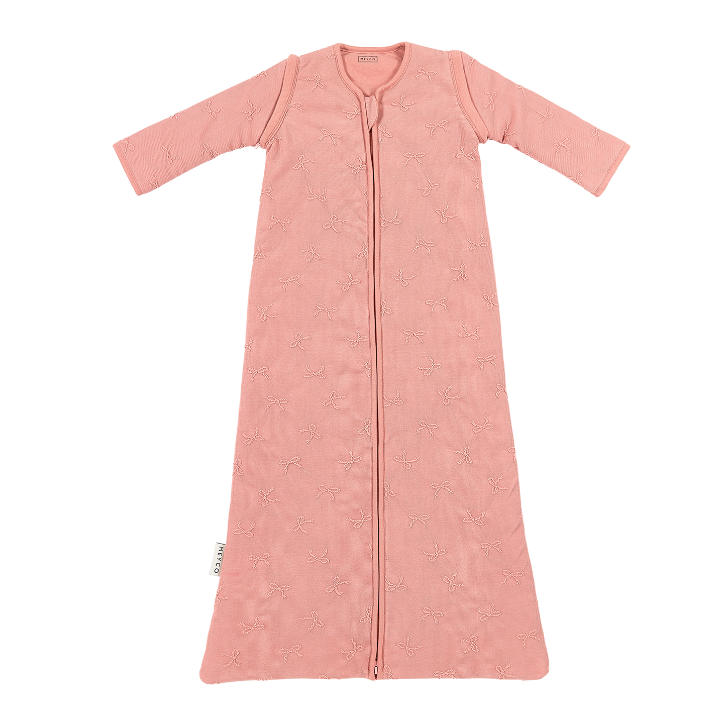 Sleeping bag with detachable sleeves jacquard