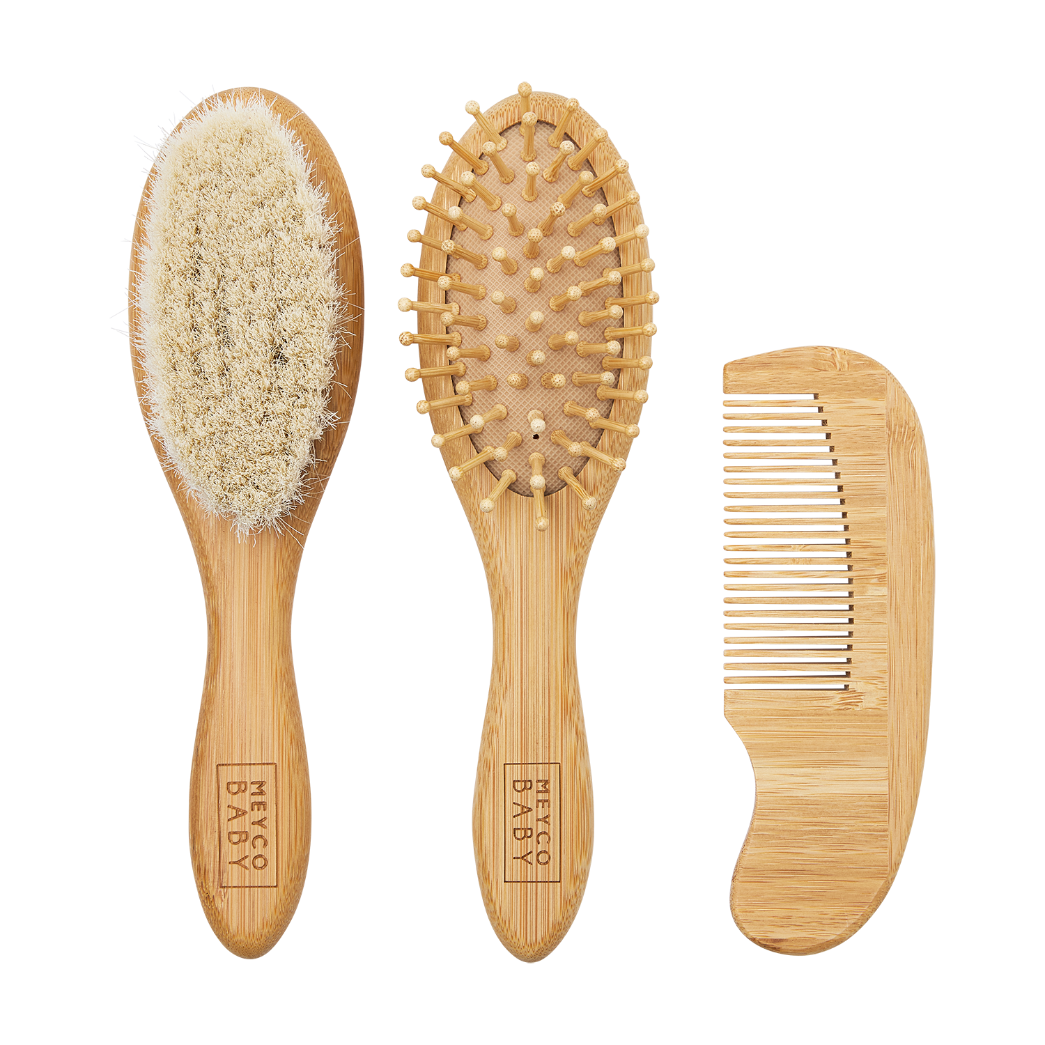 Kapset bamboe 3-delig