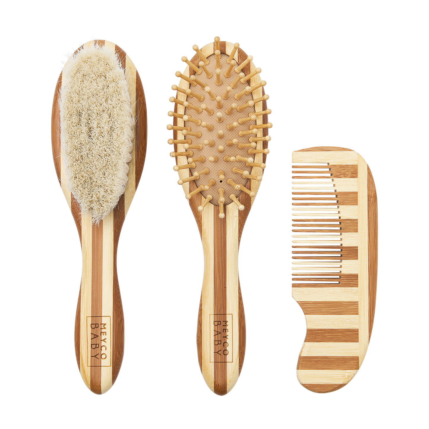 Hairdressing set bamboo 3-piece