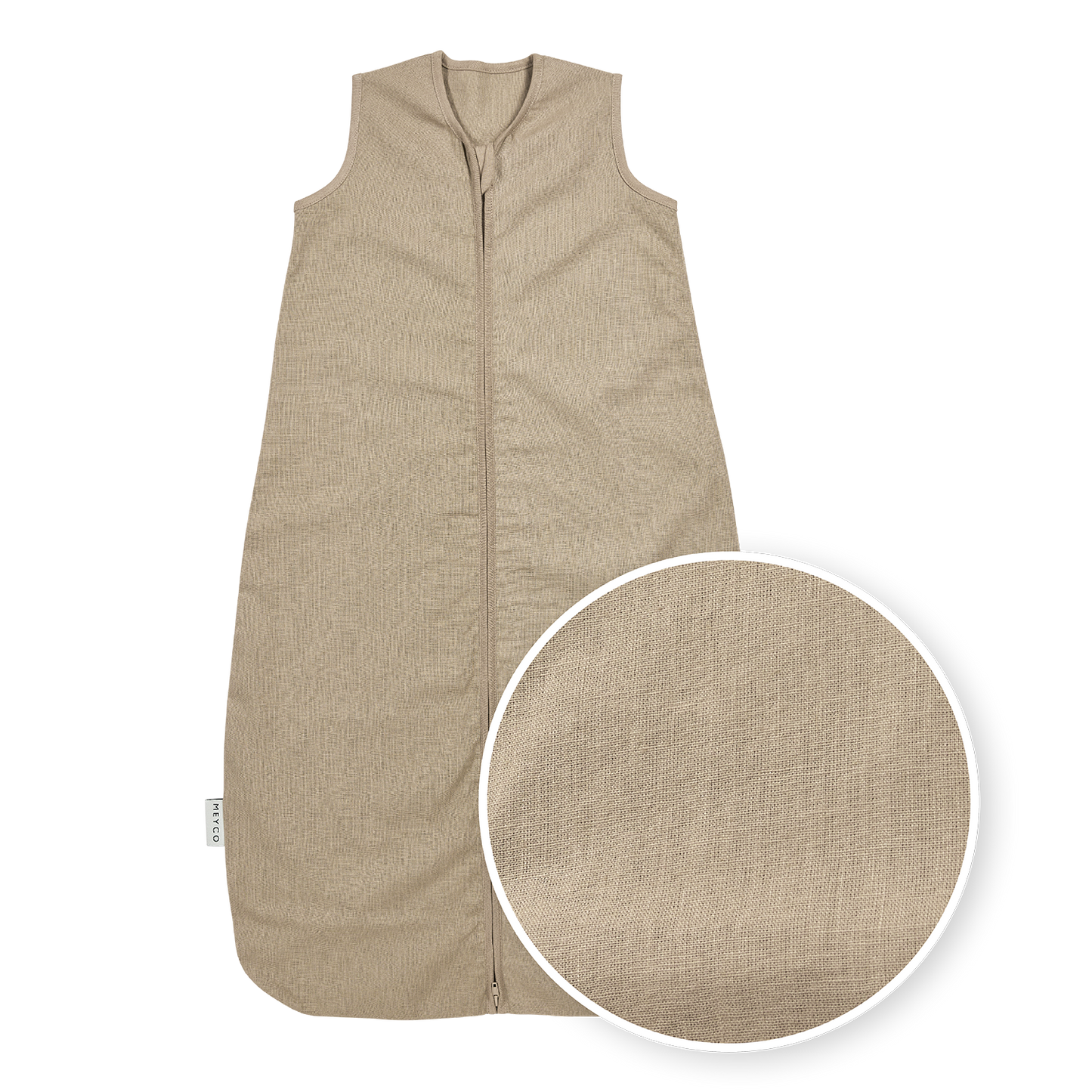 Sleeping bag unlined linen - Taupe