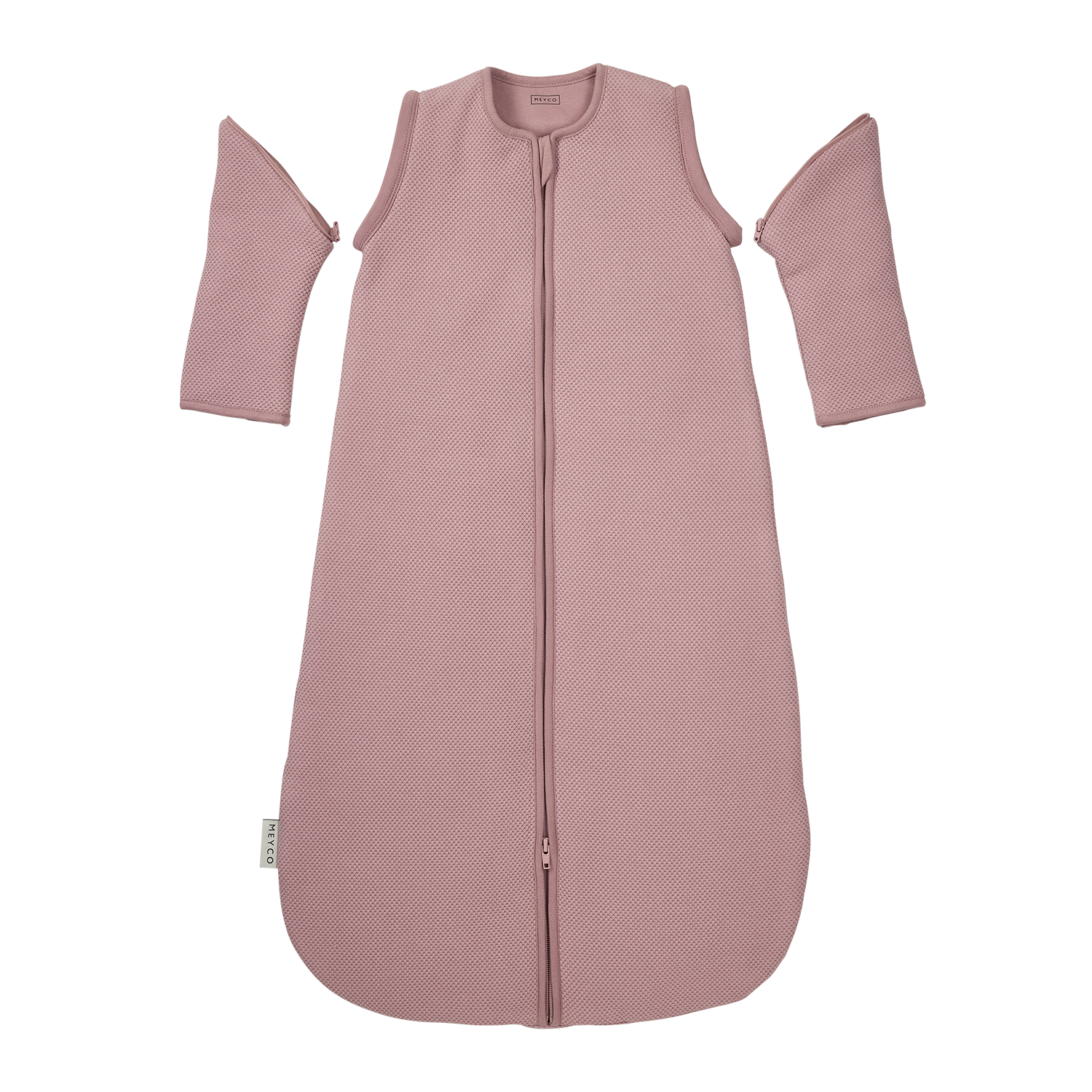 Studio slaapzak gevoerd afritsbare mouw Classic - Purple Pink