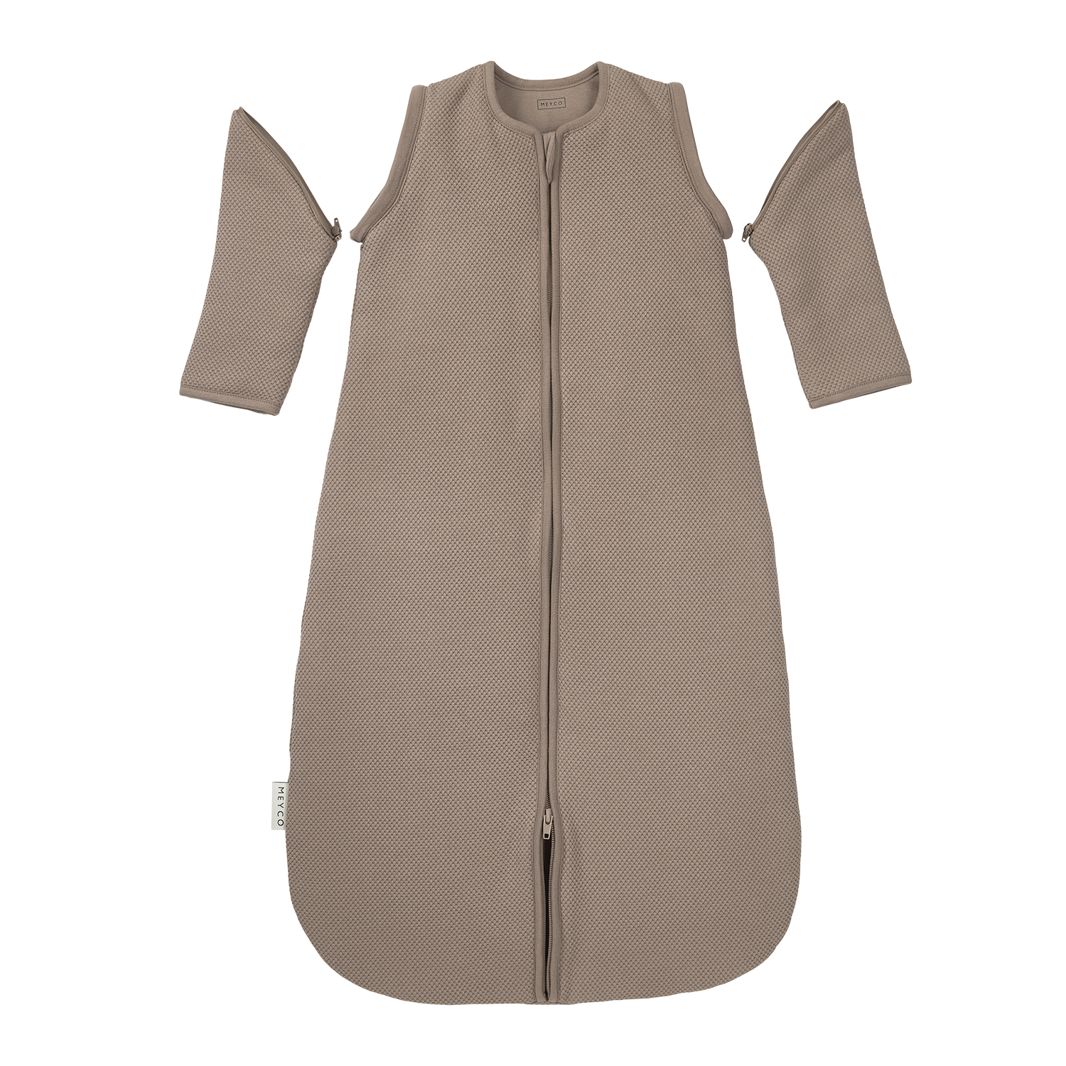 Studio slaapzak gevoerd afritsbare mouw Classic - Dark Taupe