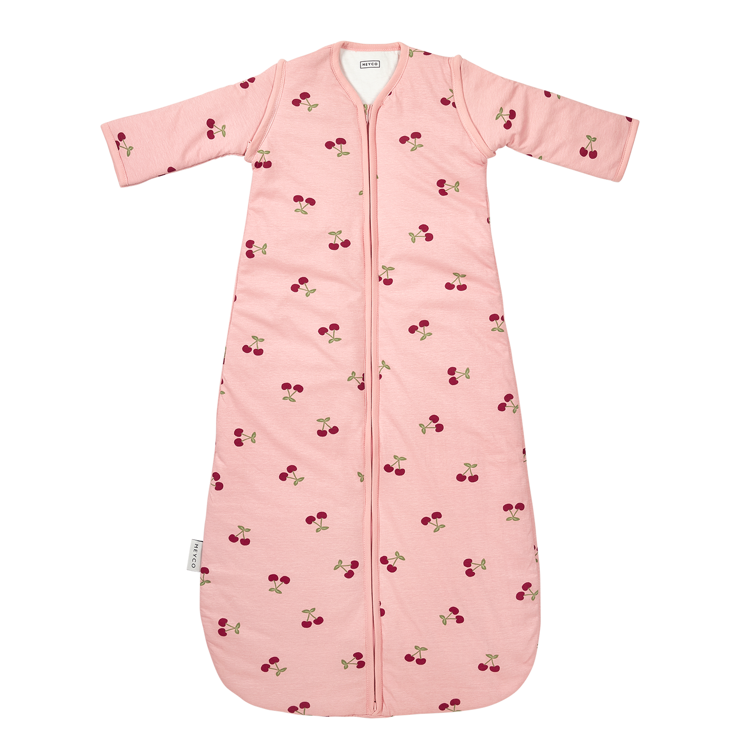 Schlafsack mit abnehmbaren Ärmeln interlock jersey - Cherry Soft Rose