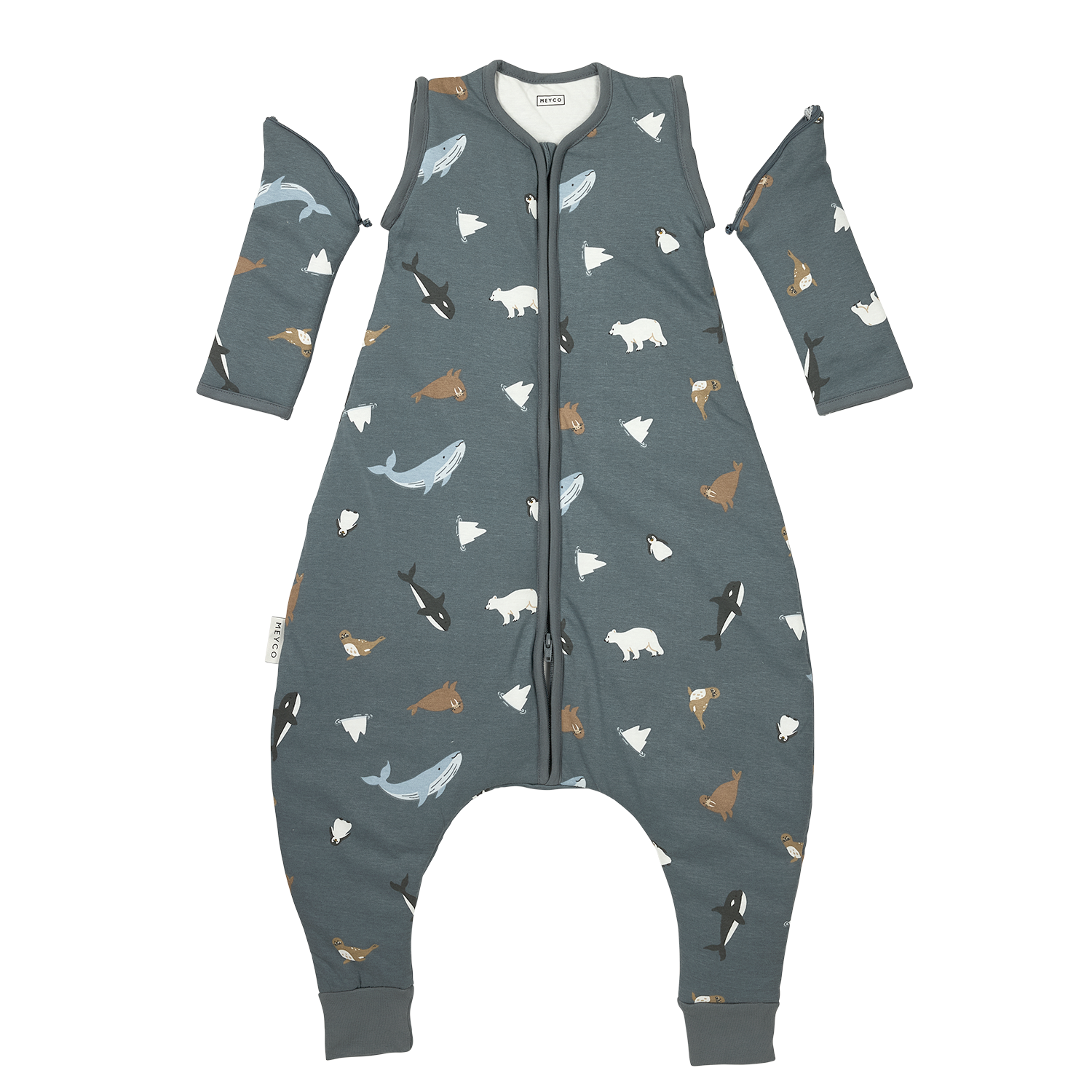 Jumper gevoerd afritsbare mouw jersey - Arctic Multicolor
