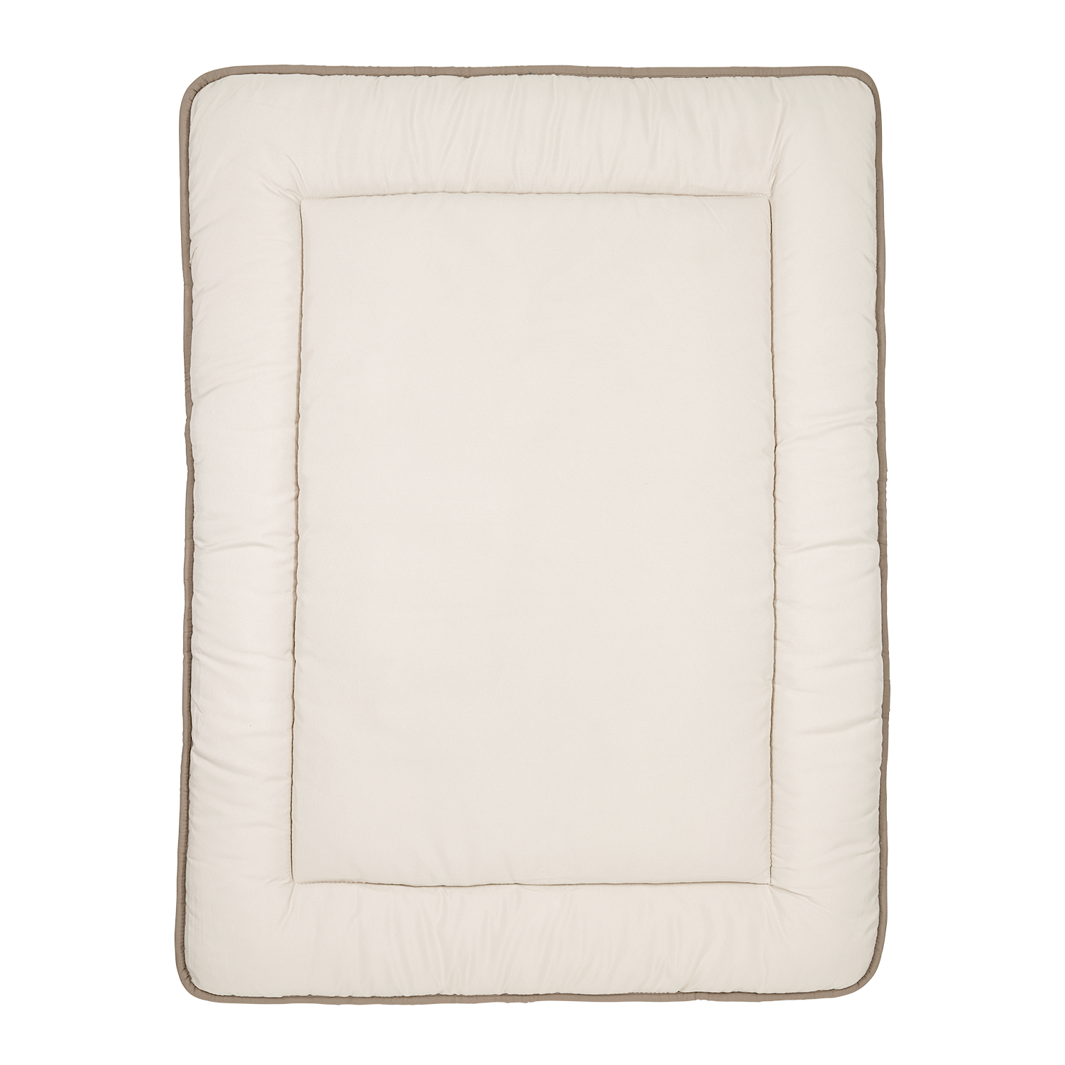 Boxkleed microvezel - Soft Sand/Dark Taupe