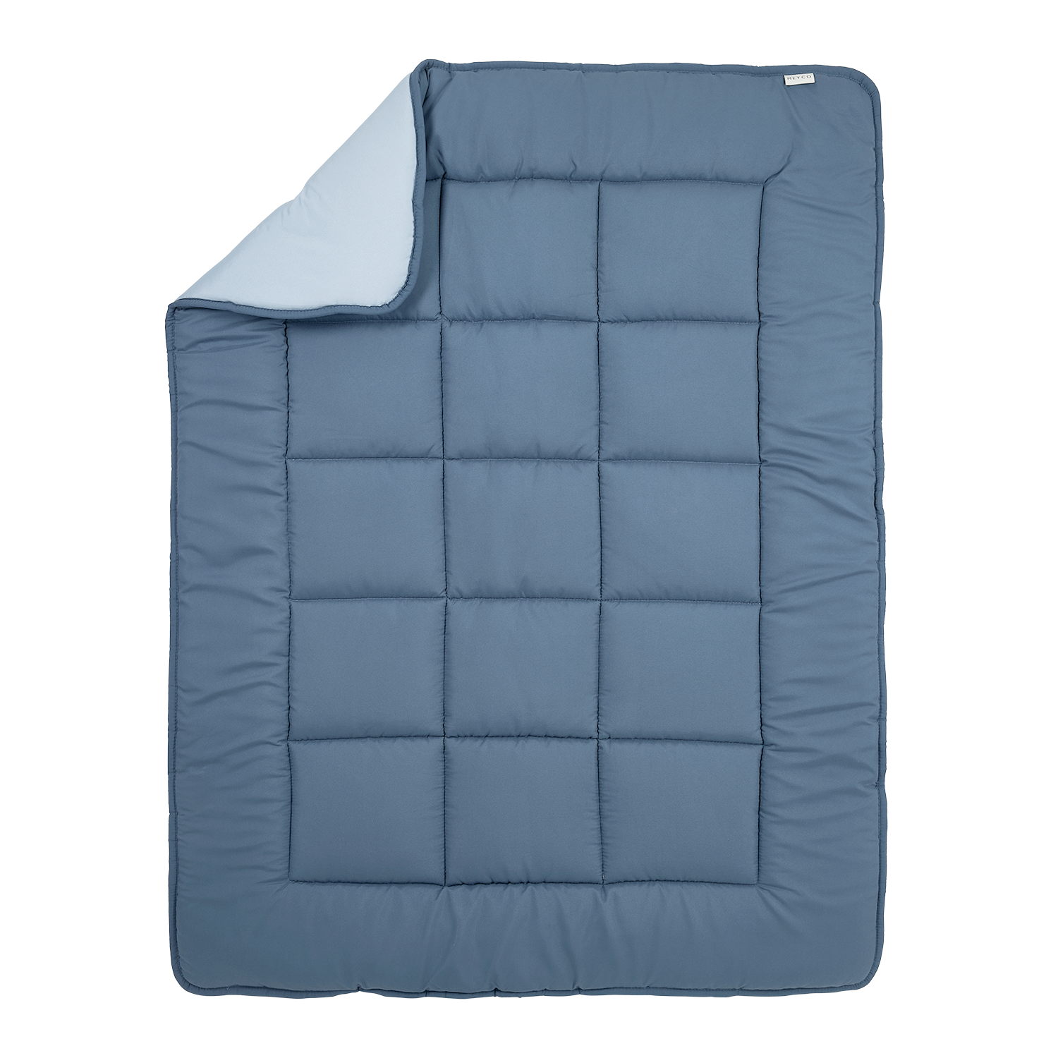 Wasbaar dekbed microvezel - Jeans blue/Indigo