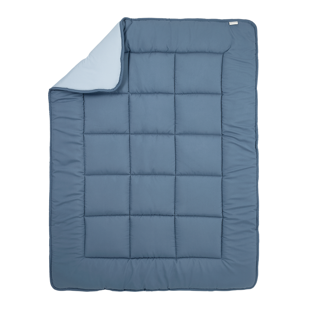 Wasbaar dekbed microvezel - Jeans blue/Indigo