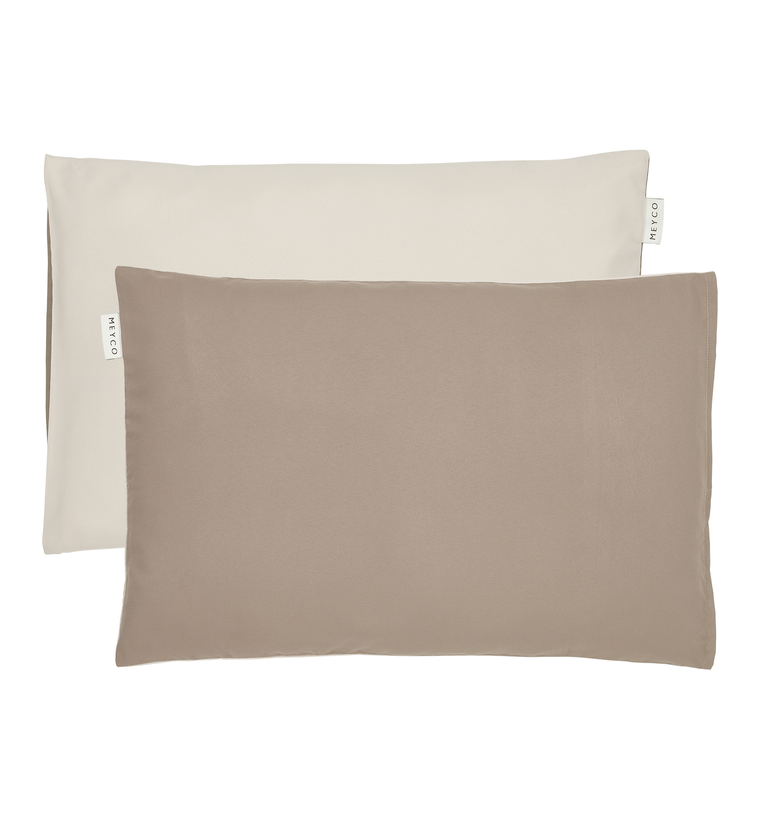 Kussensloop microvezel - Soft Sand/Dark Taupe