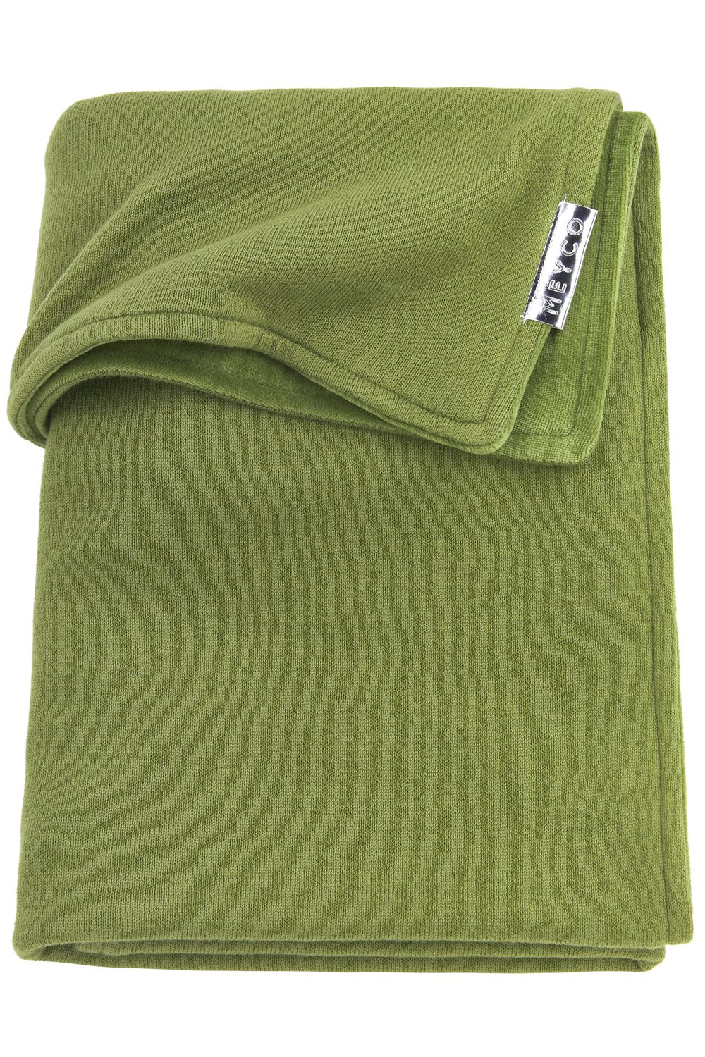 Wiegdeken Velvet Knit Basic - Avocado - 75x100cm