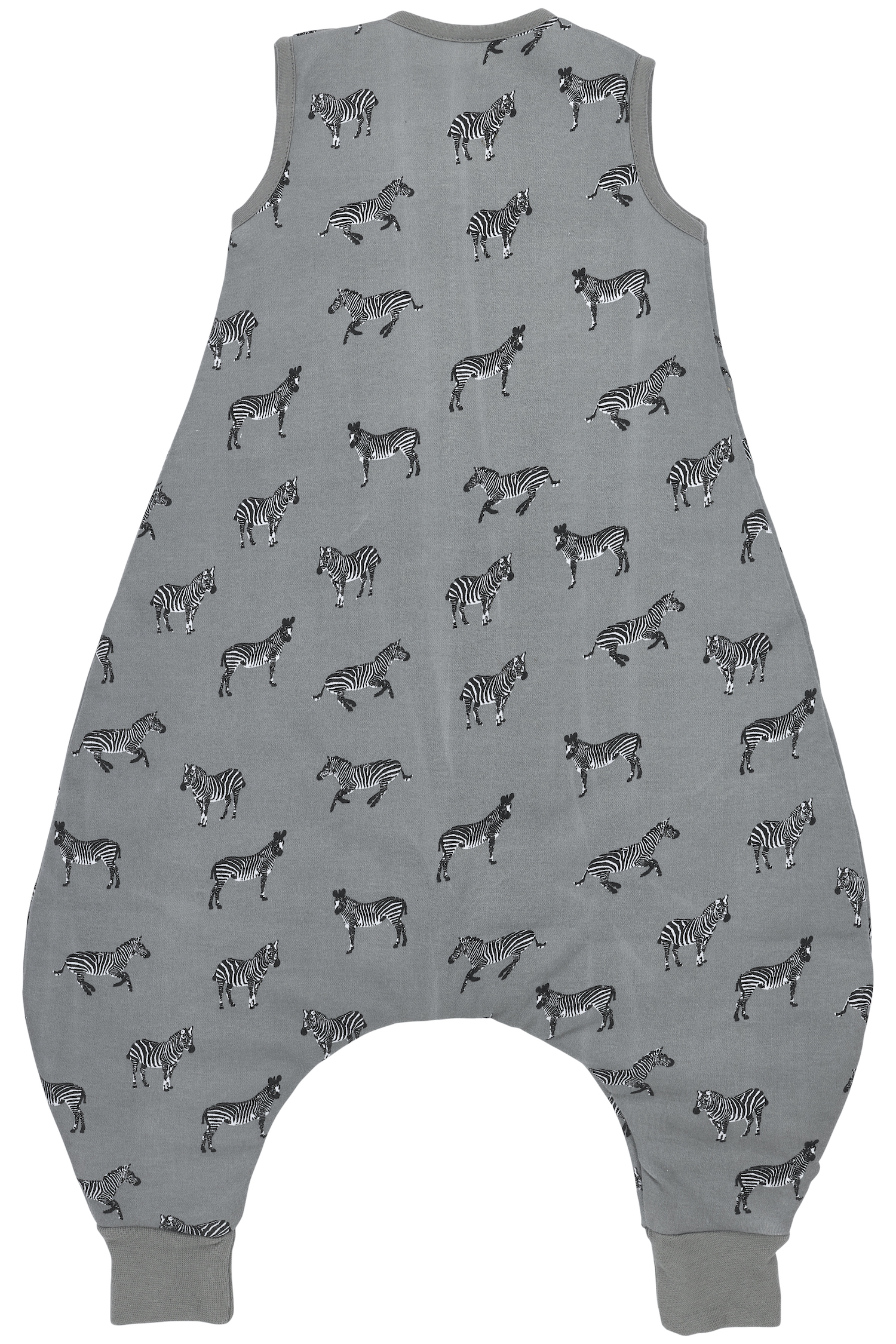 Babyslaapzak Jumper gevoerd Zebra Animal - Grijs - 92