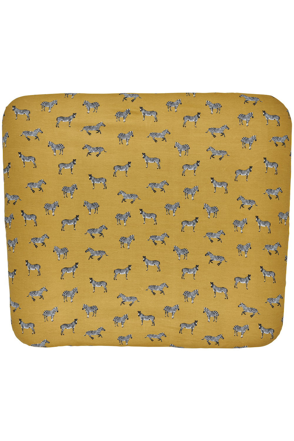 Changing mat cover Zebra Animal - honey gold - 85x75cm