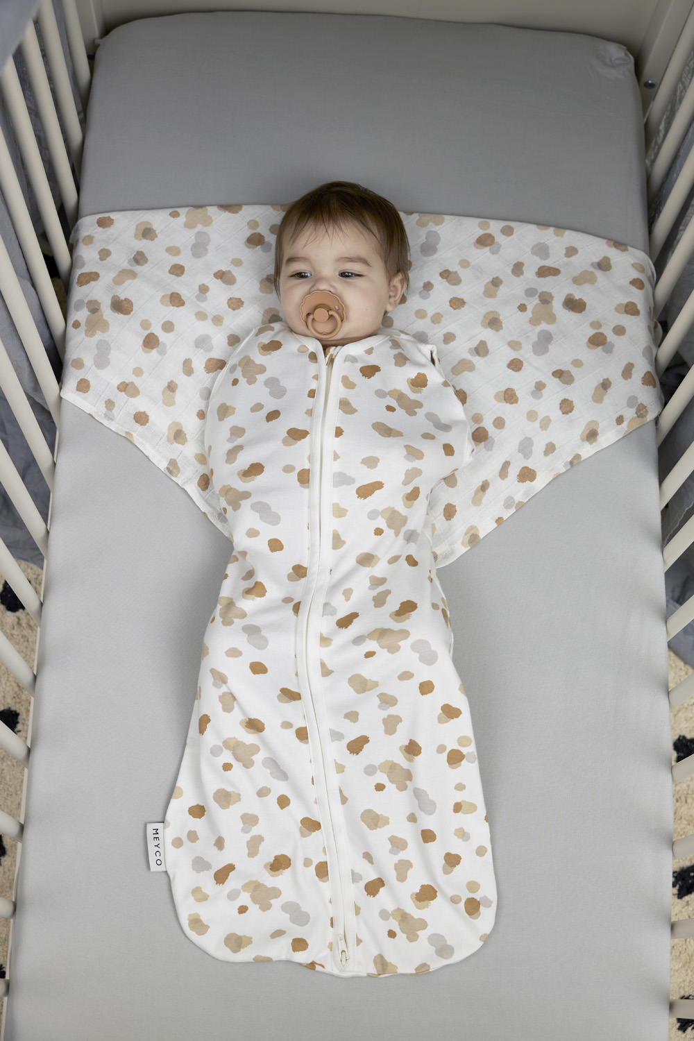 Spannbettlaken Kinderbett 2er pack jersey Uni - light grey - 60x120cm