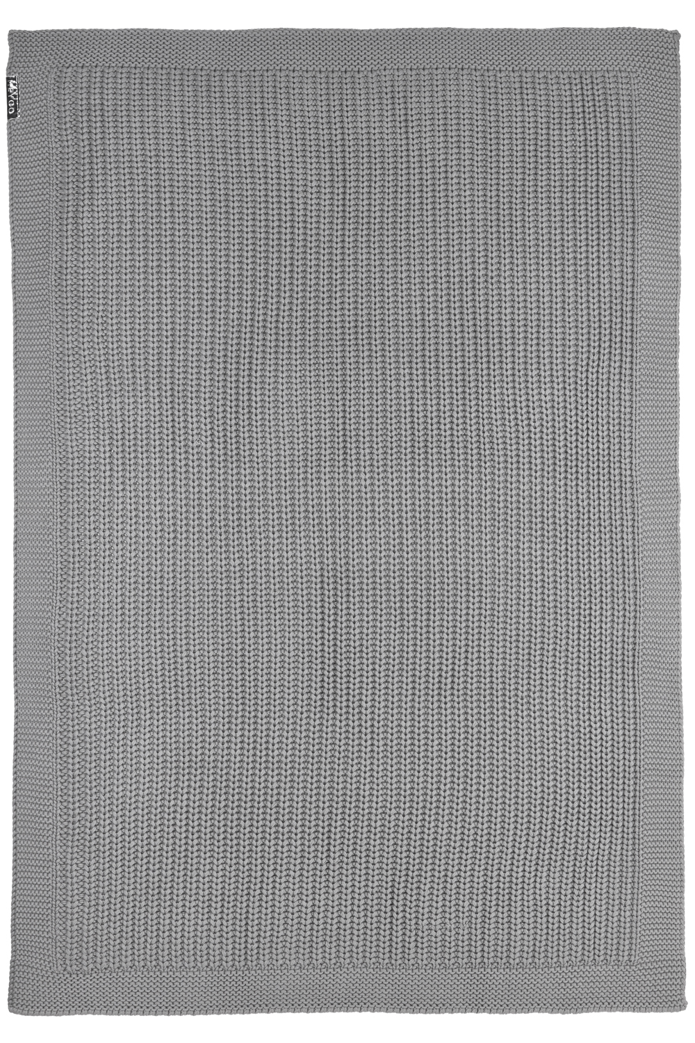 Ledikant deken Herringbone - grey - 100x150cm