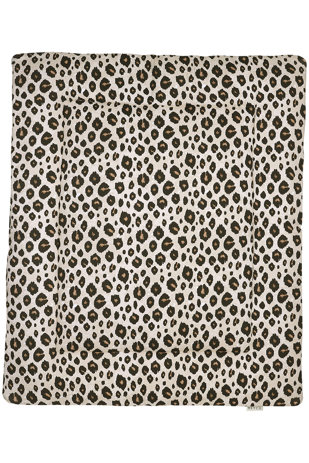 Boxkleed Leopard - sand melange - 80x100cm