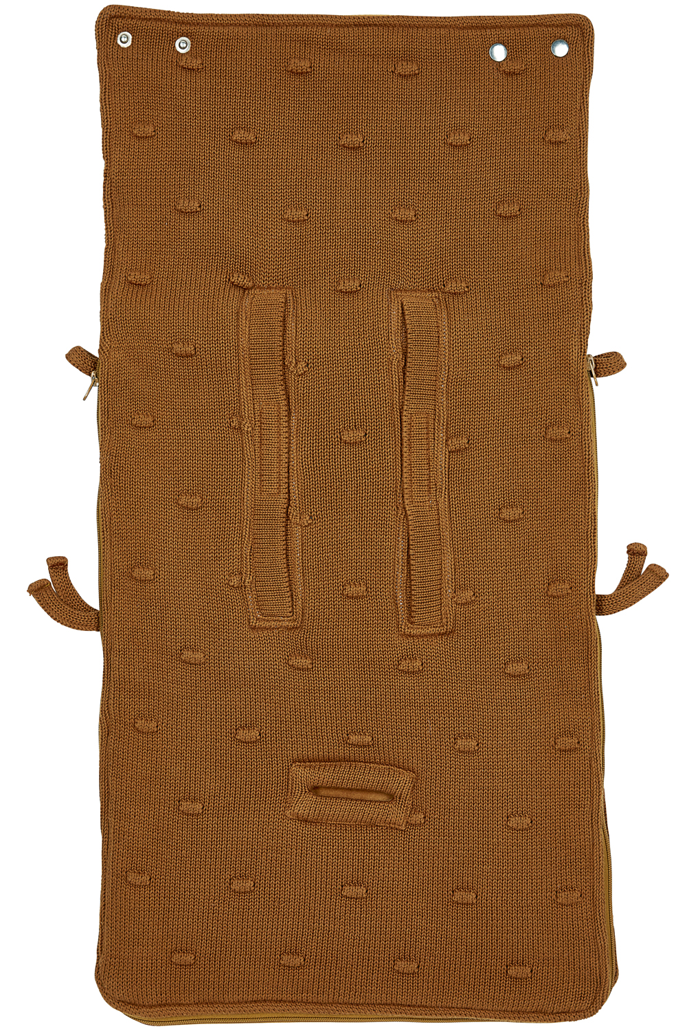 Voetenzak Knots - camel - 40x82cm