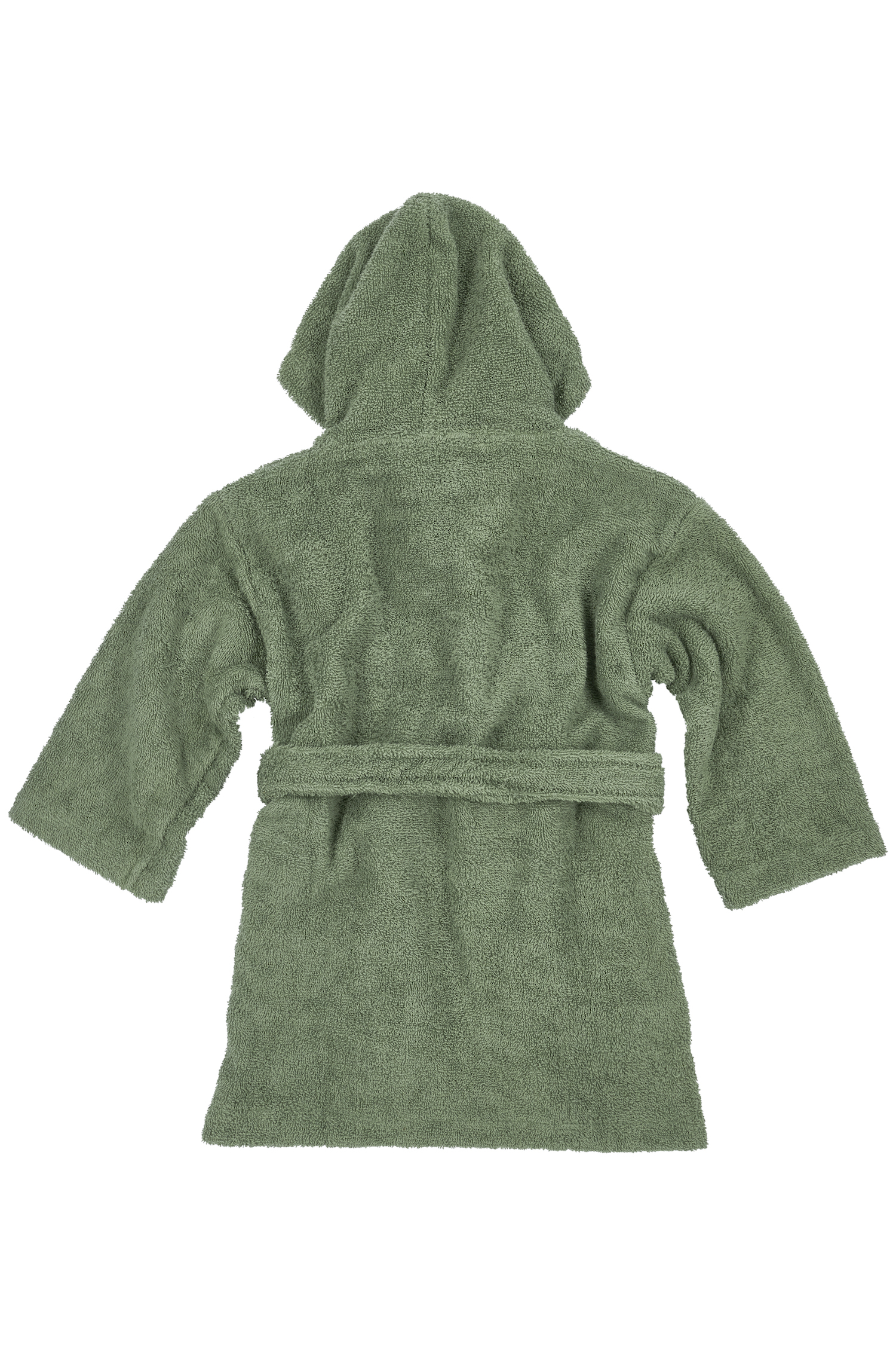 Bathrobe terry Uni - forest green - 98/104