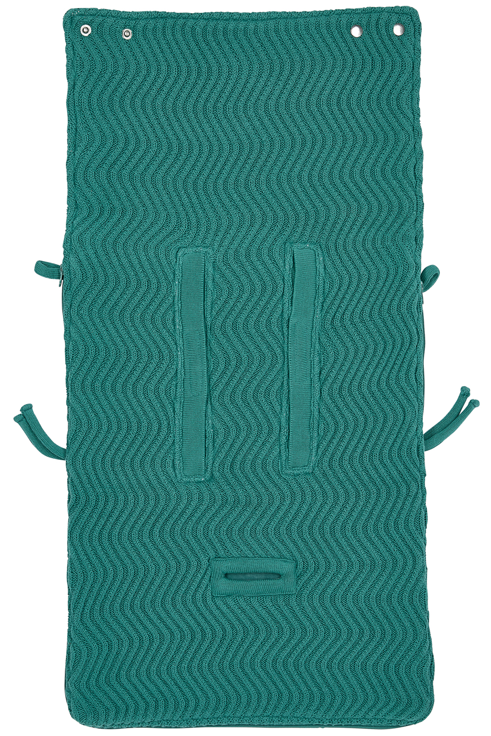 Fußsack Waves - emerald green - 40x82cm