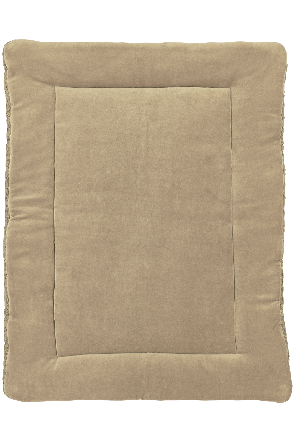 Boxkleed Romantic Flower - taupe - 77x97cm