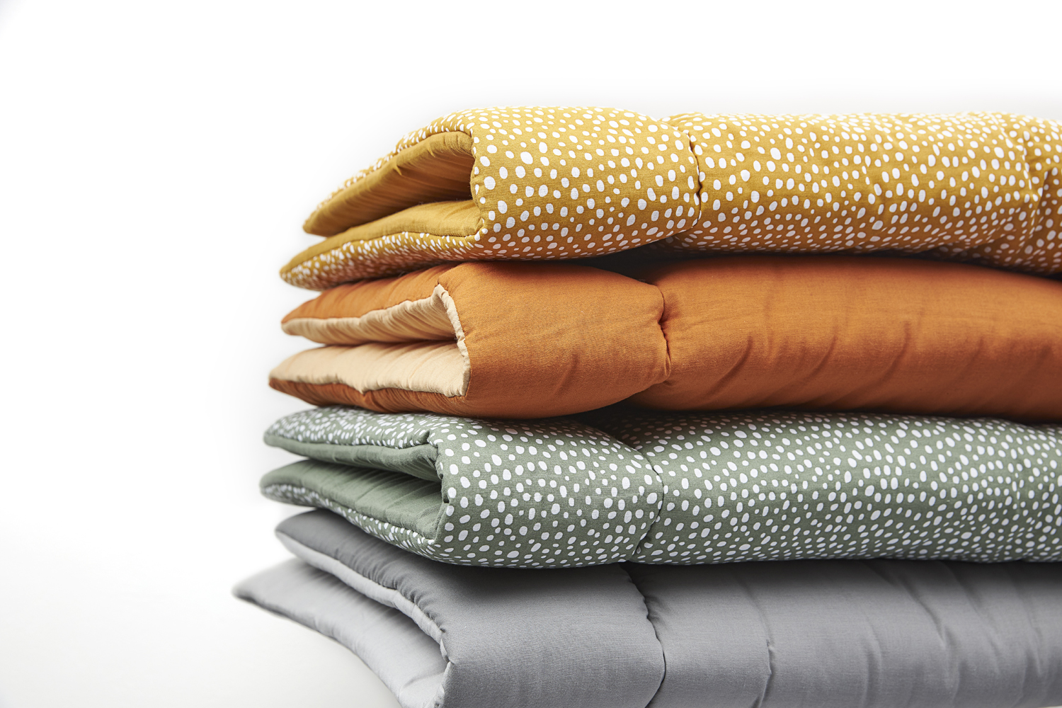 Boxkleed Uni - grey/light grey - 80x100cm