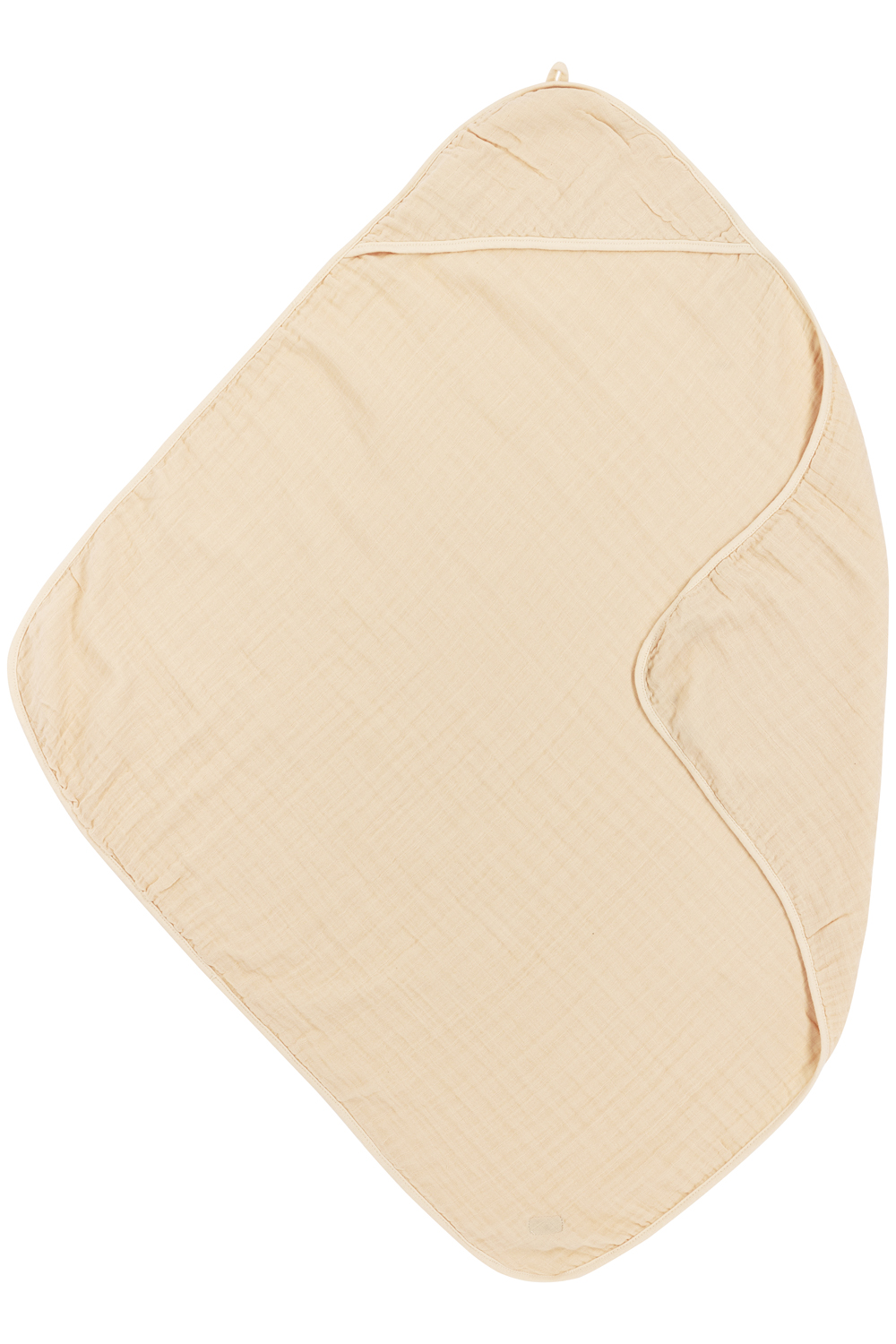 Badcape pre-washed hydrofiel Uni - soft peach - 80x80cm