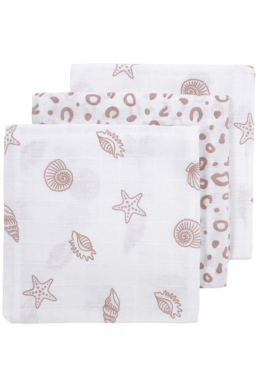 Square 3-pack Shells - lilac - 70x70cm