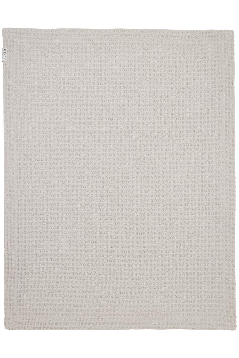 Cot bed blanket Waffle Cotton - greige - 100x150cm