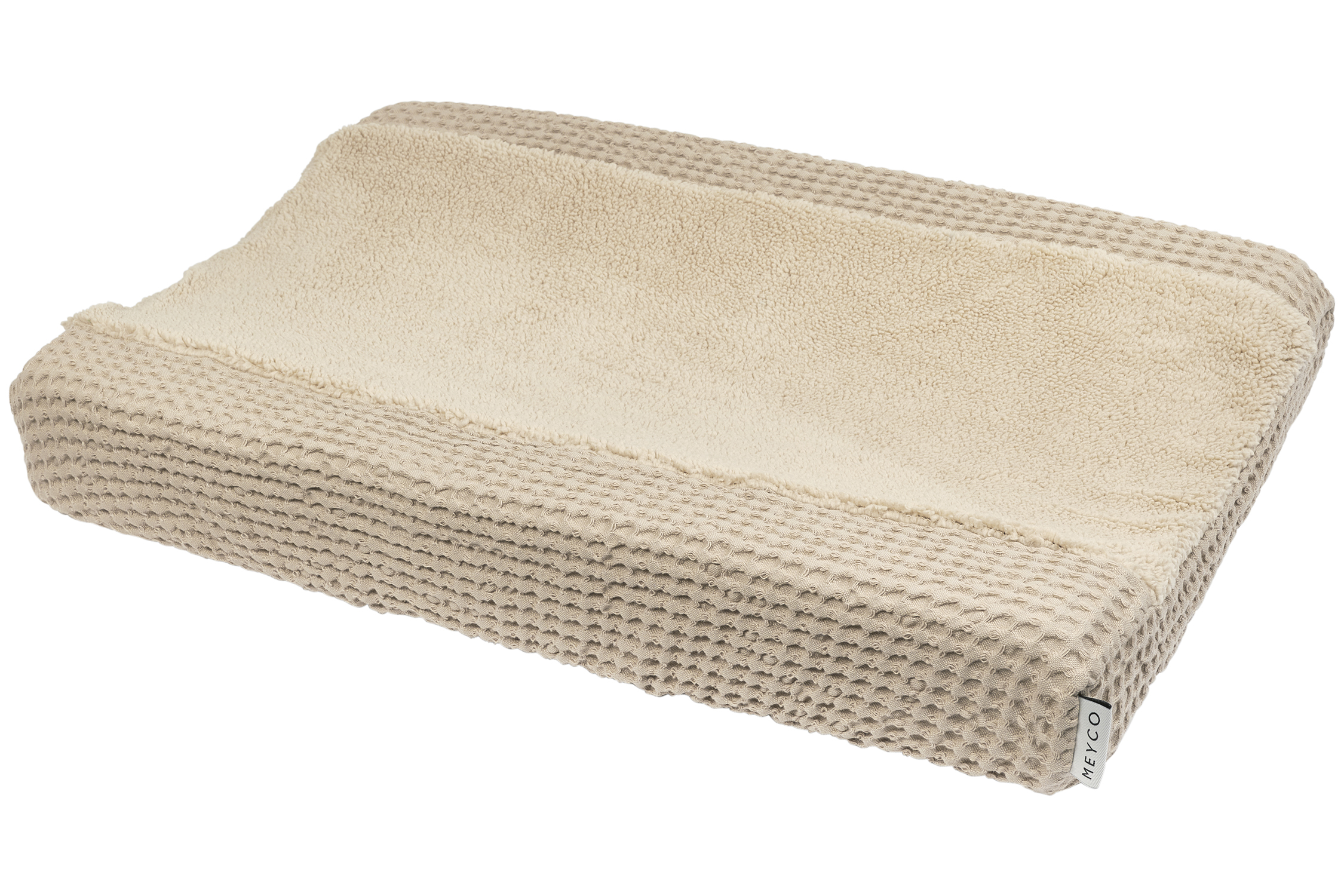 Aankleedkussenhoes Wafel Teddy - sand - 50x70cm