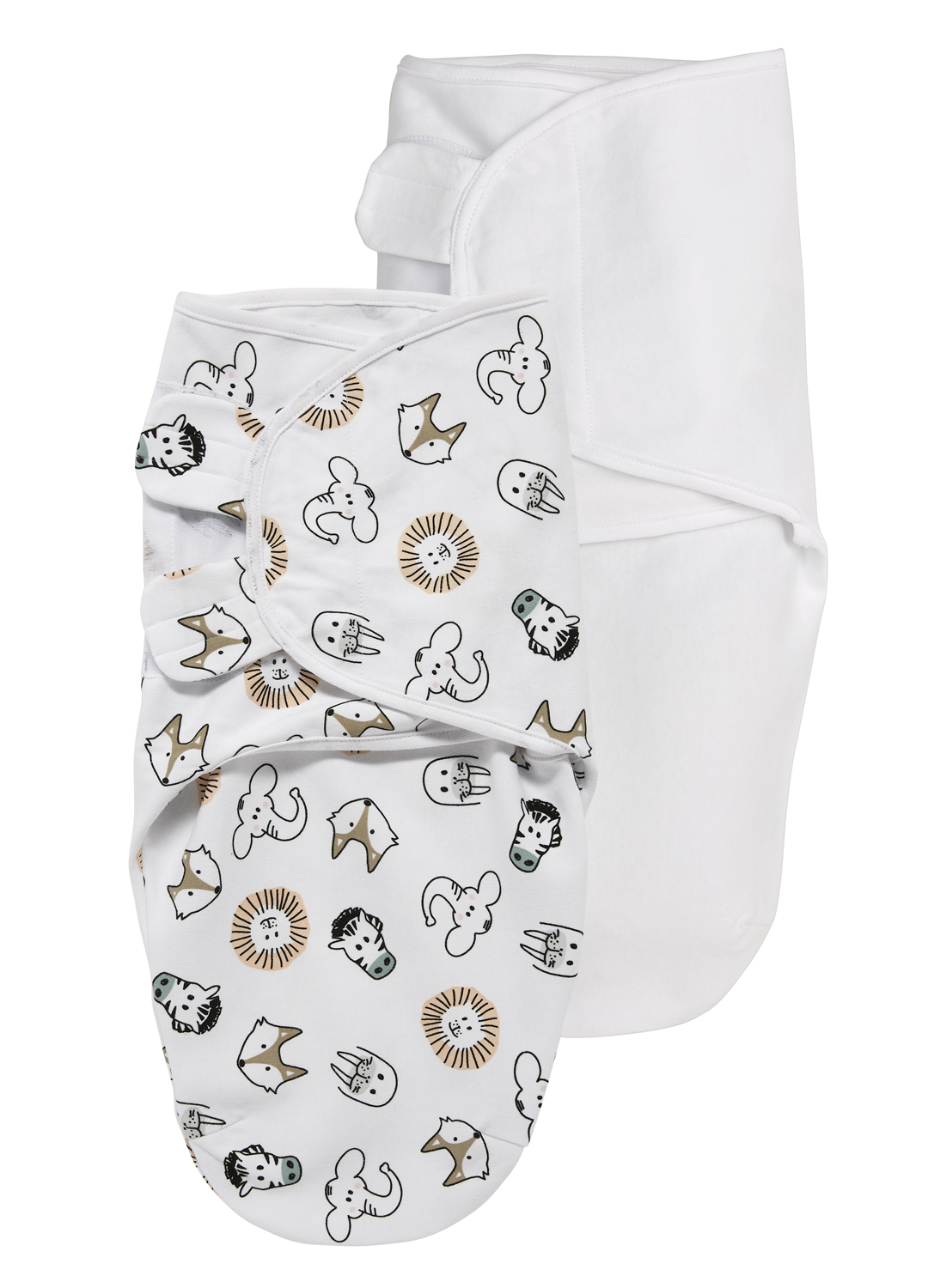 Swaddle 2-pack Animal/Uni - multicolour - 0-3 Months