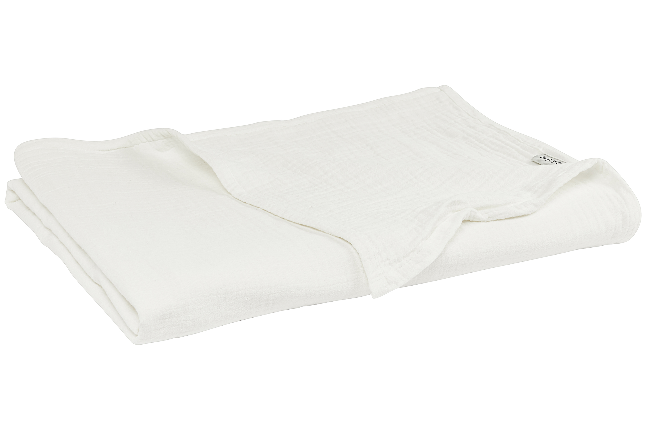 Blanket pre-washed muslin Uni - offwhite - 140x200cm