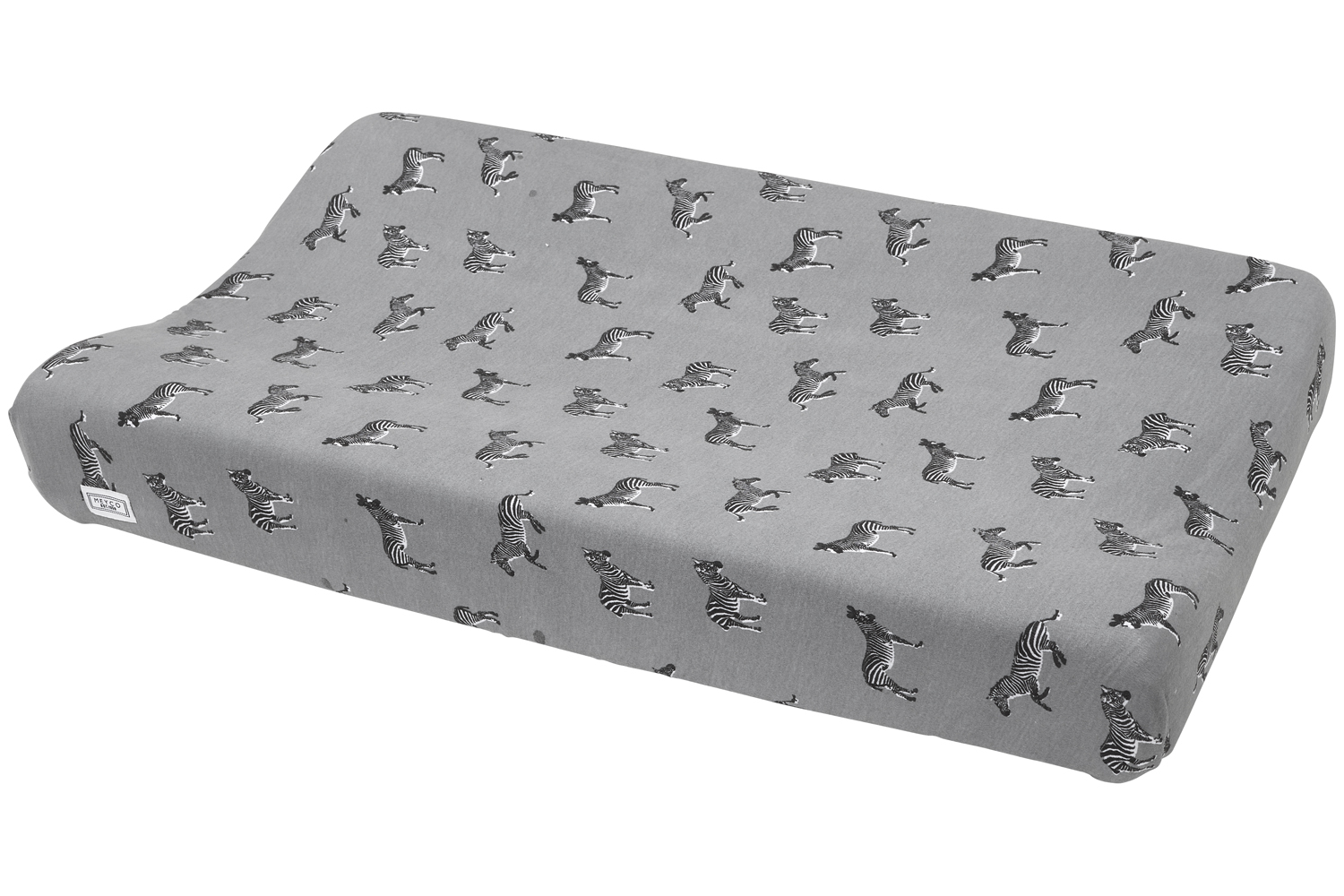 Aankleedkussenhoes Zebra Animal - grey - 50x70cm