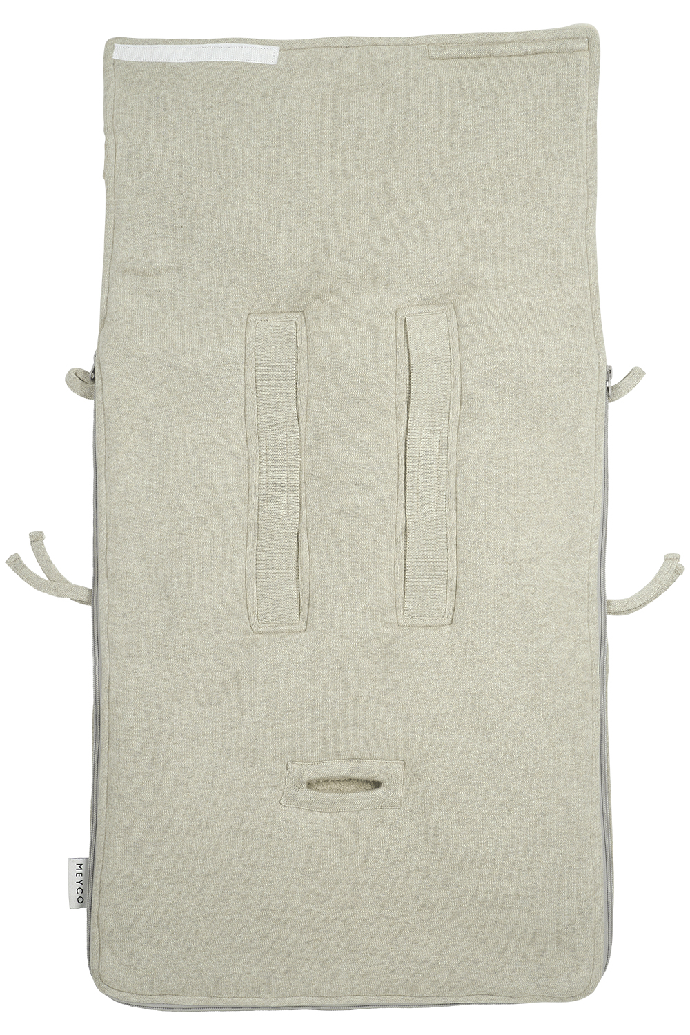 Fußsack Knit Basic - sand melange - 40x82cm