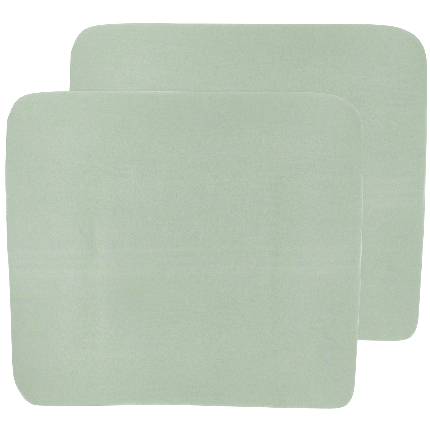 Changing mat cover 2-pack Uni - stone green - 85x75cm