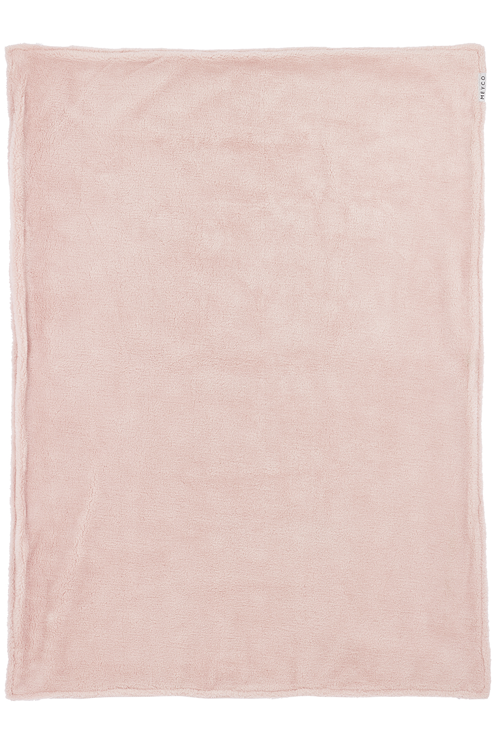 Babydecke groß Mini Knots teddy - soft pink - 100x150cm