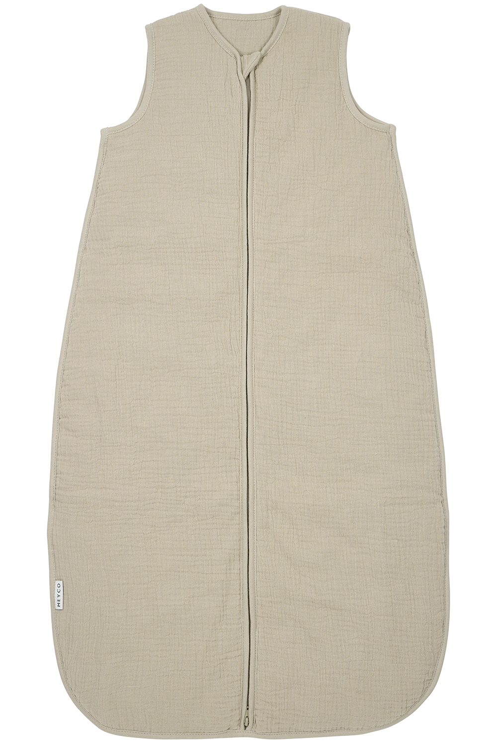Baby slaapzak gevoerd pre-washed hydrofiel Uni - sand - 110cm - 2.0 TOG