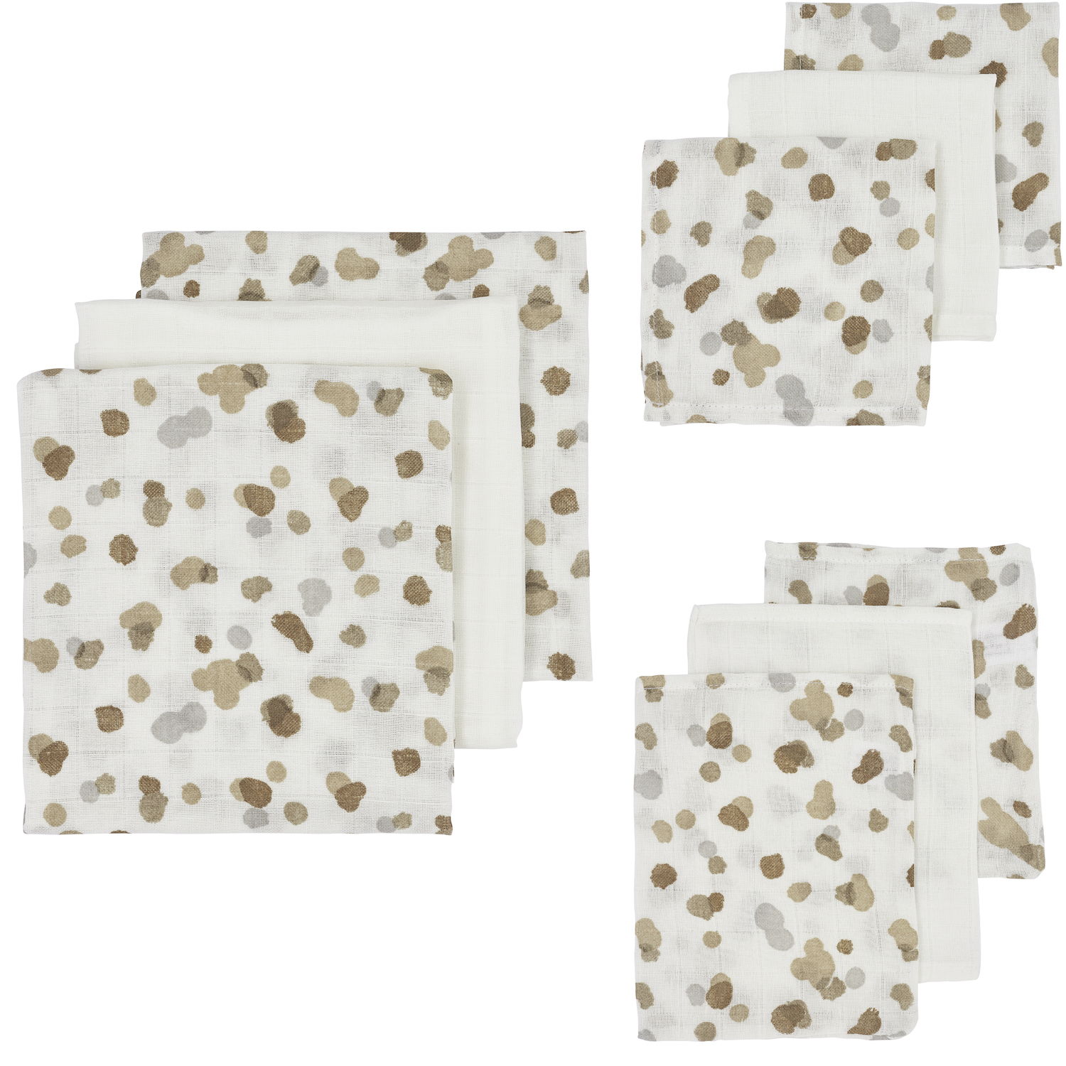Starter set 9-pack muslin Stains - neutral