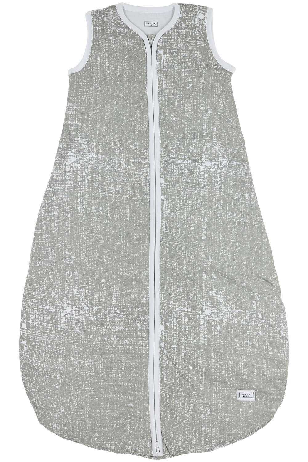 Baby Sleeping Bag Round Lined Fine Lines - Grey - 62