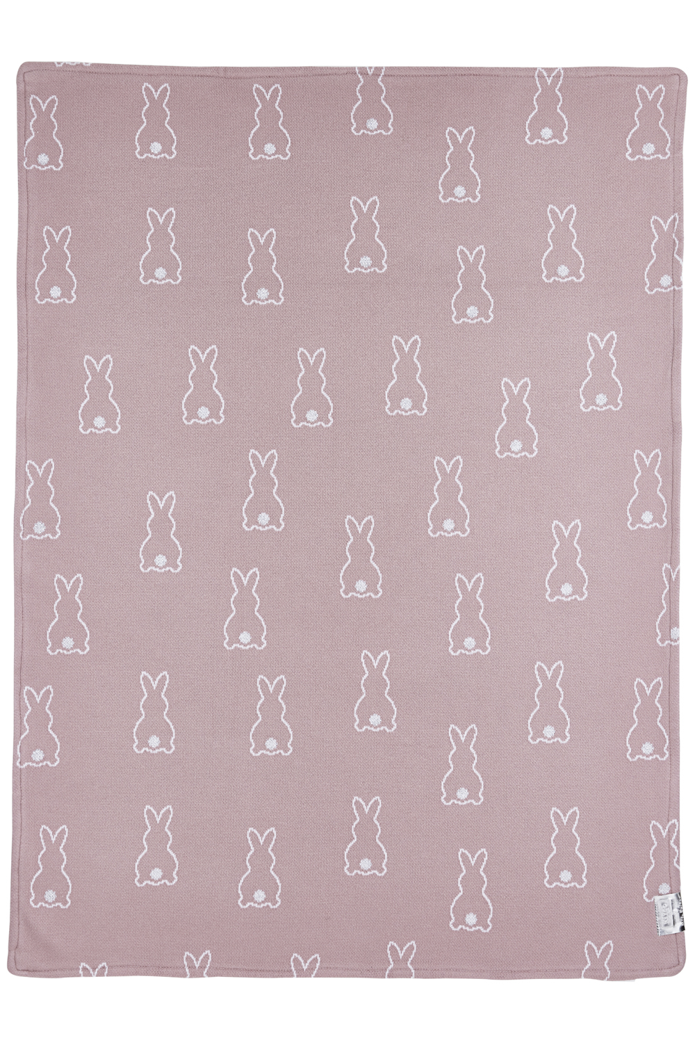 Babydecke Rabbit velvet - lilac - 75x100cm