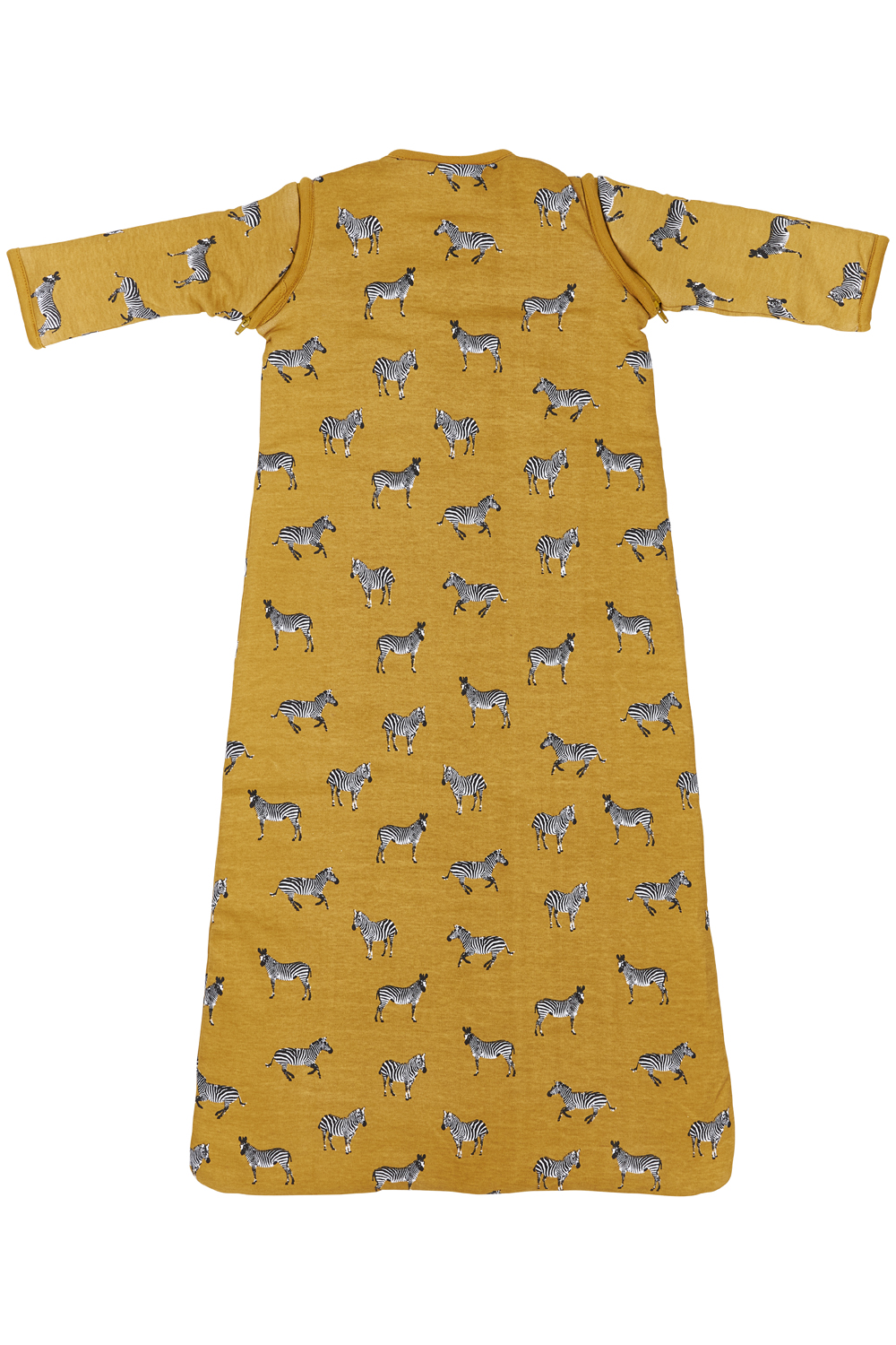 Baby slaapzak met afritsbare mouwen Zebra Animal - honey gold - 90cm