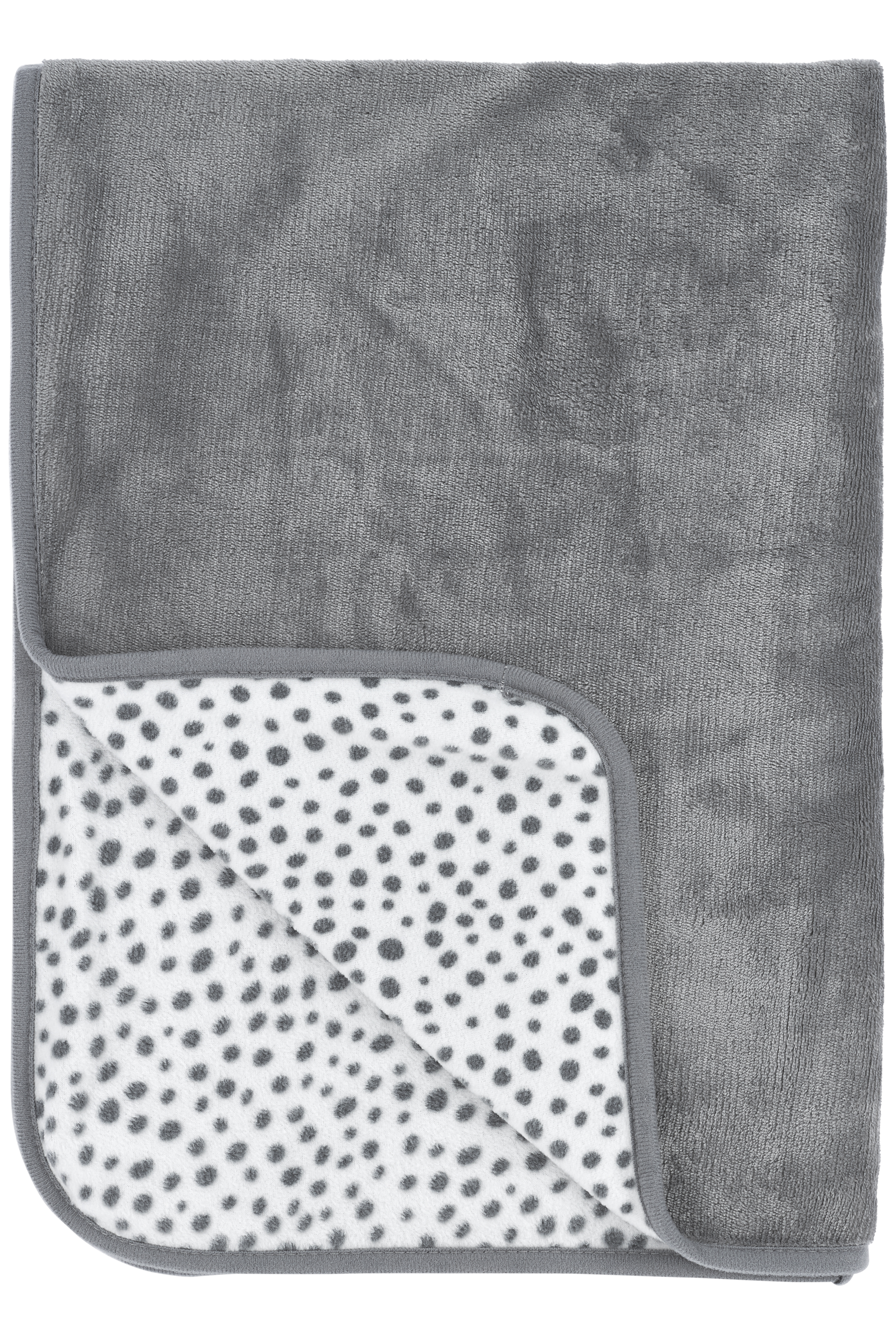 Reisdeken fleece Cheetah - grey - 75x100cm