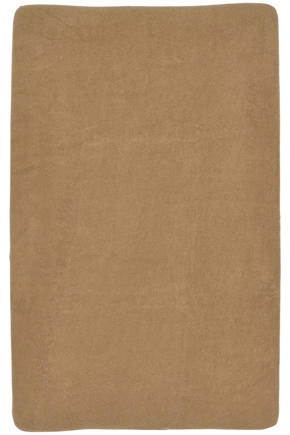 Aankleedkussenhoes badstof Uni - toffee - 50x70cm