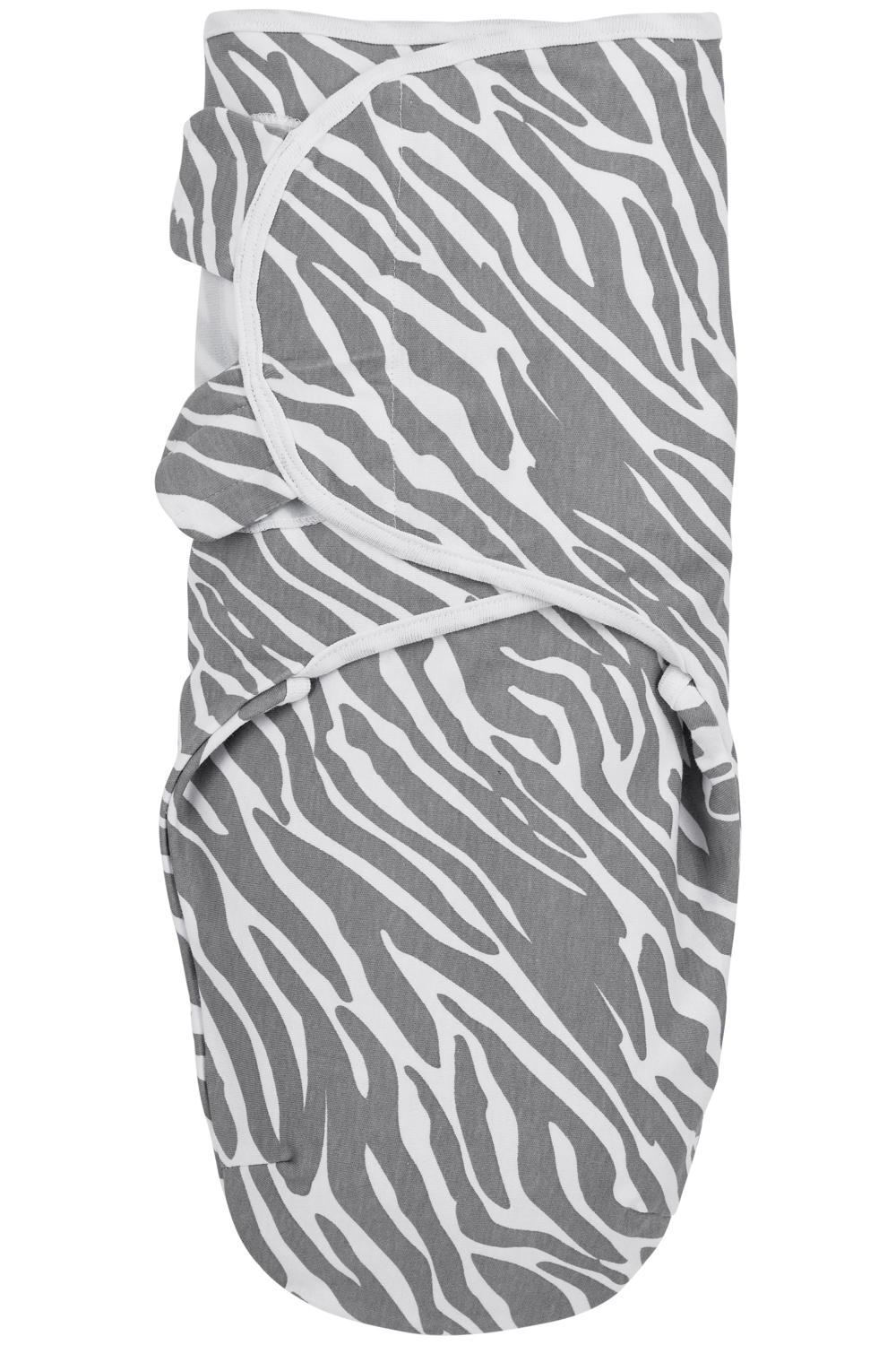 SwaddleMeyco inbakerdoek Zebra - grey - 0-3 maanden